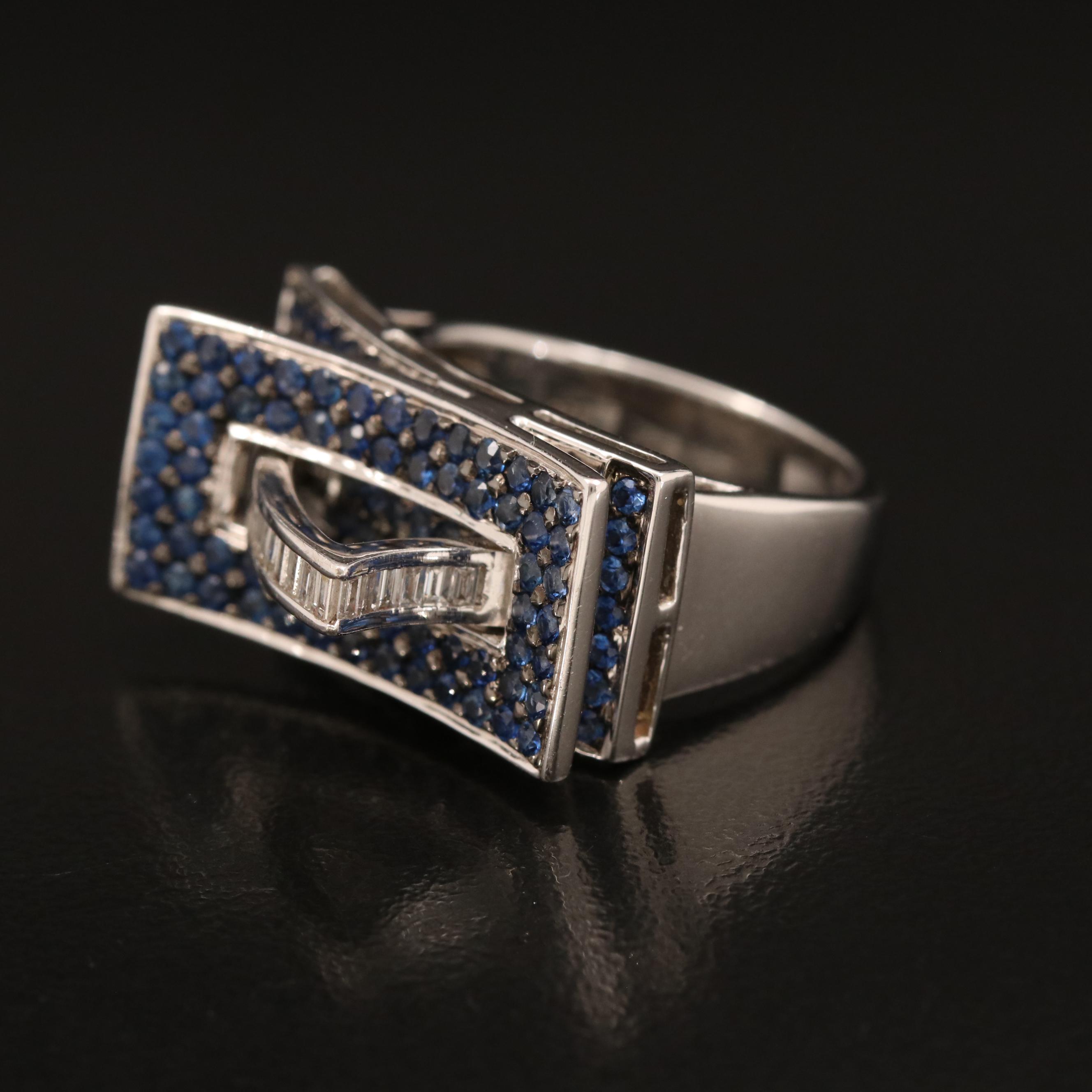 18K 0.33 CTW Diamond Architectural Ring