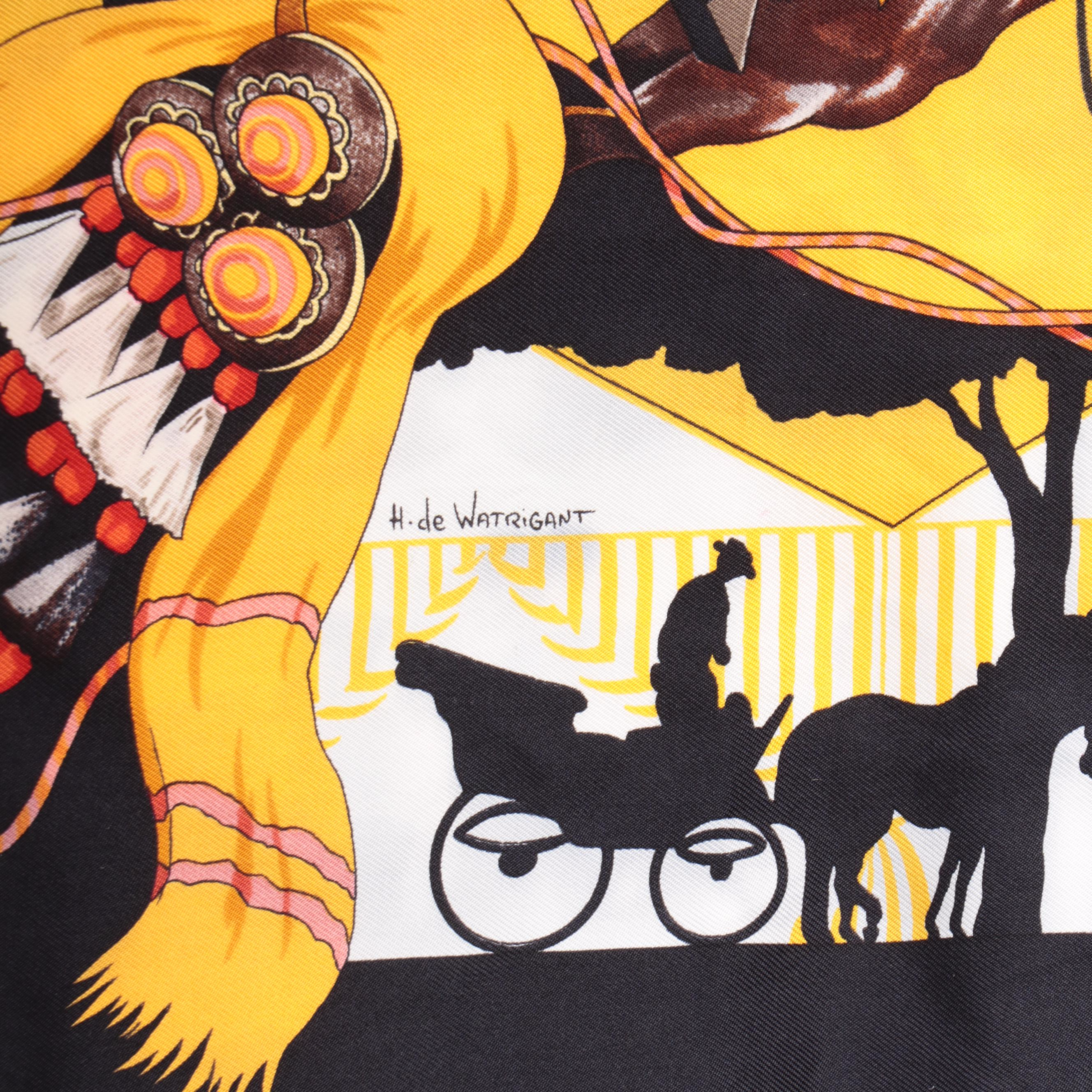 Hermès "Feria de Sevilla" Silk Twill Scarf