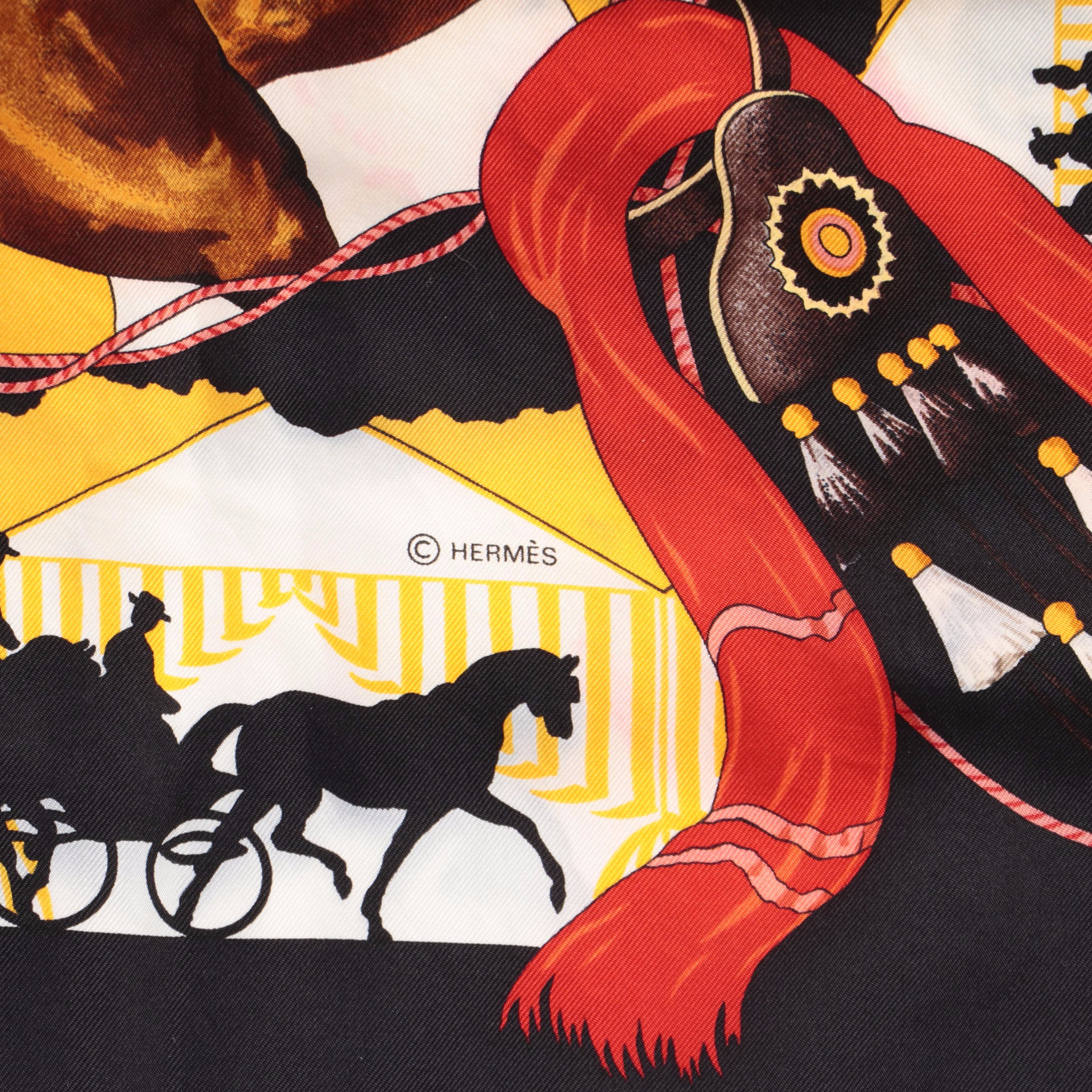 Hermès "Feria de Sevilla" Silk Twill Scarf