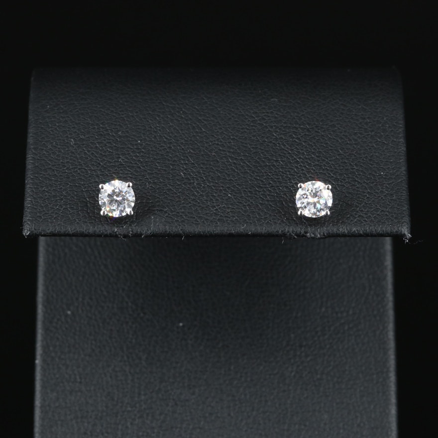 14K 0.76 CTW Diamond Stud Earrings
