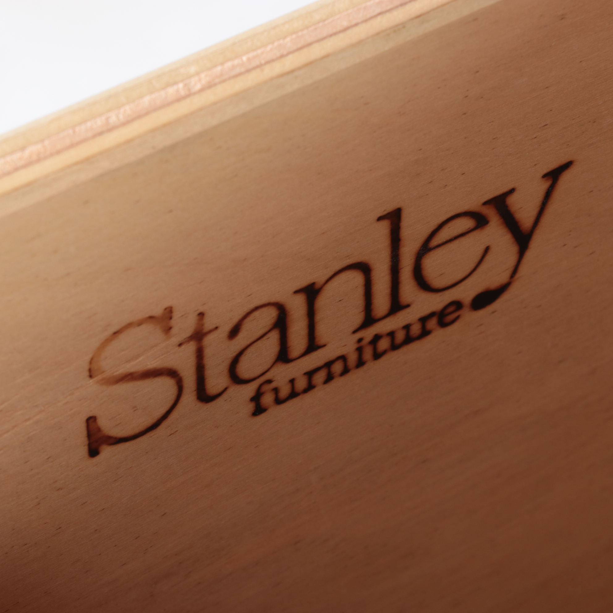 Stanley Cherry Dresser with Wall Mirror