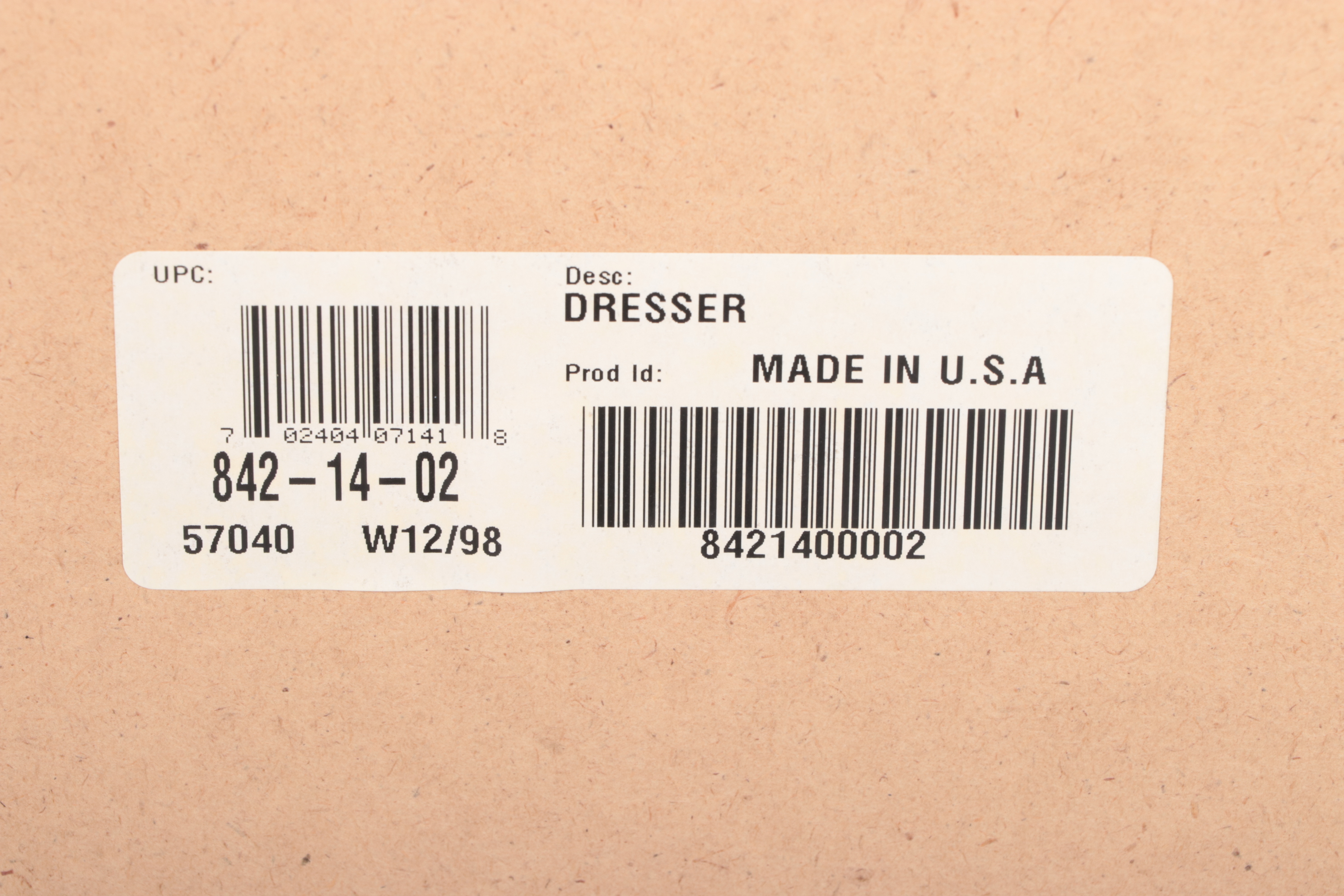 Stanley Cherry Dresser with Wall Mirror