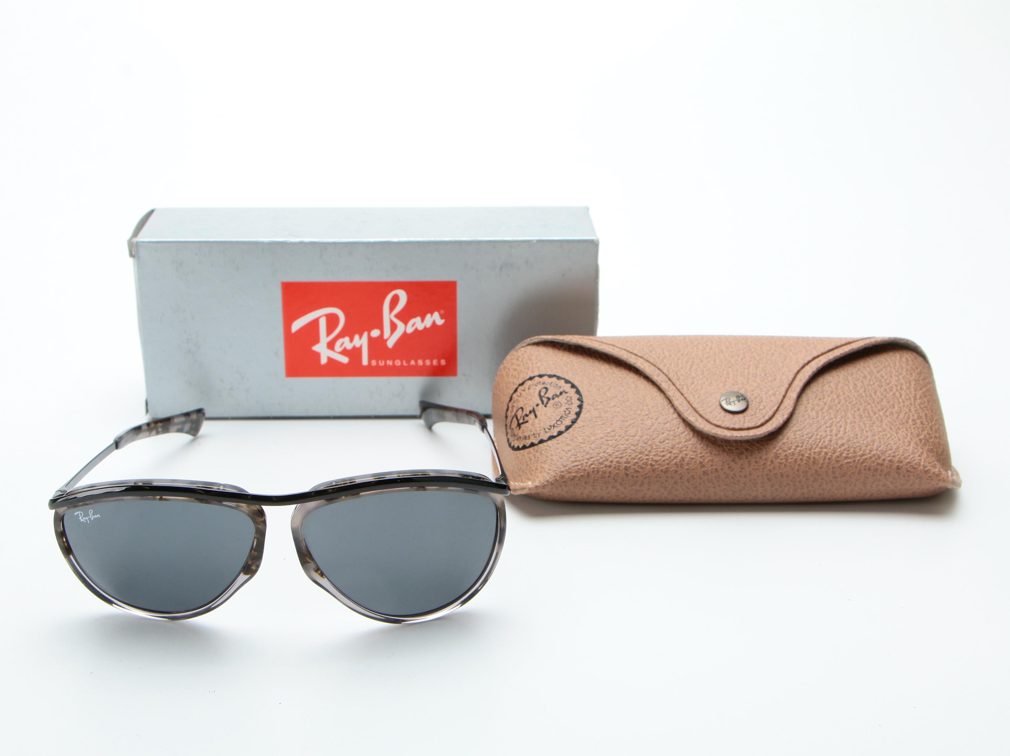 Ray-Ban RB2219 Olympian Aviator Sunglasses with Case and Box