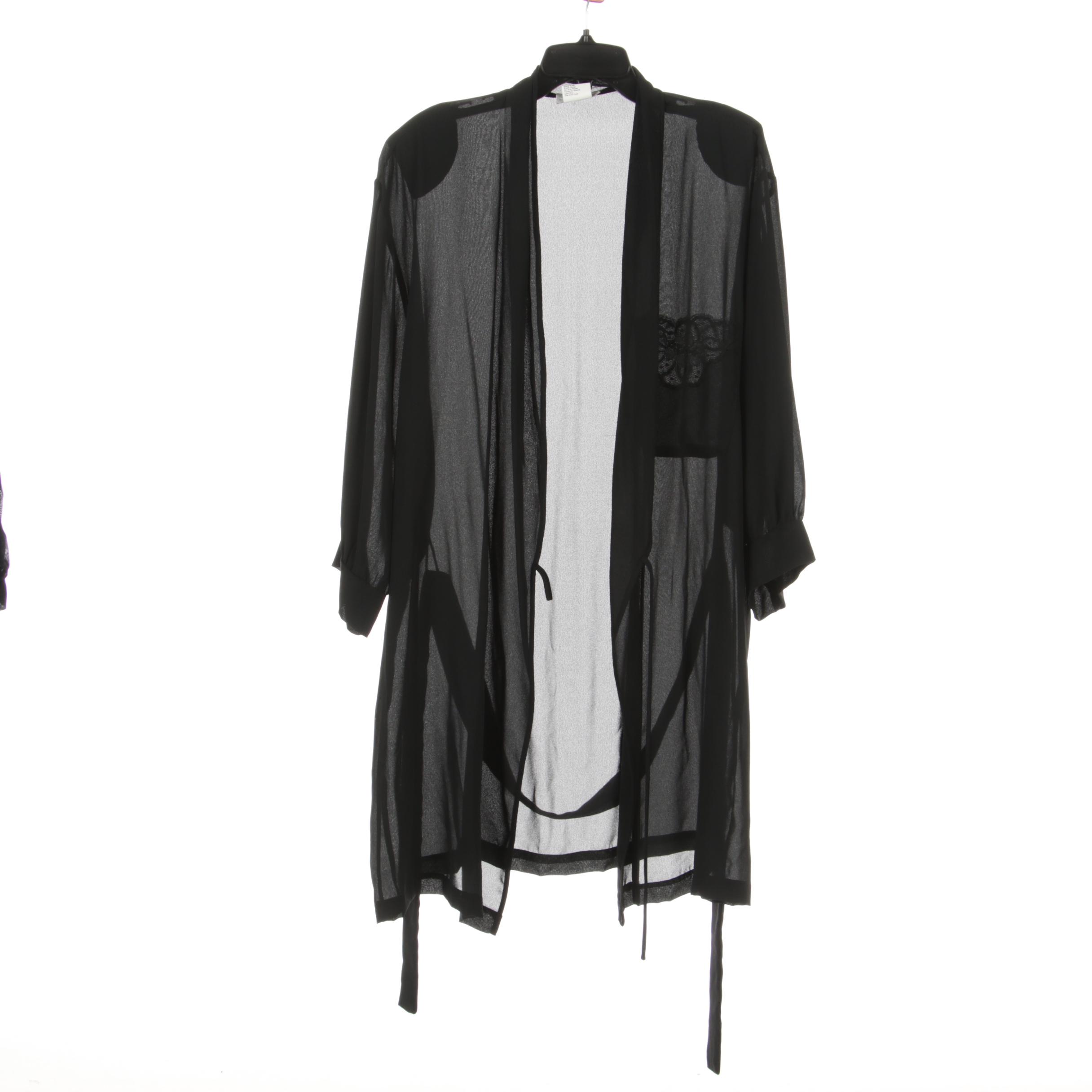 Natori Long Sleeve Sleepwear Including Embroidery