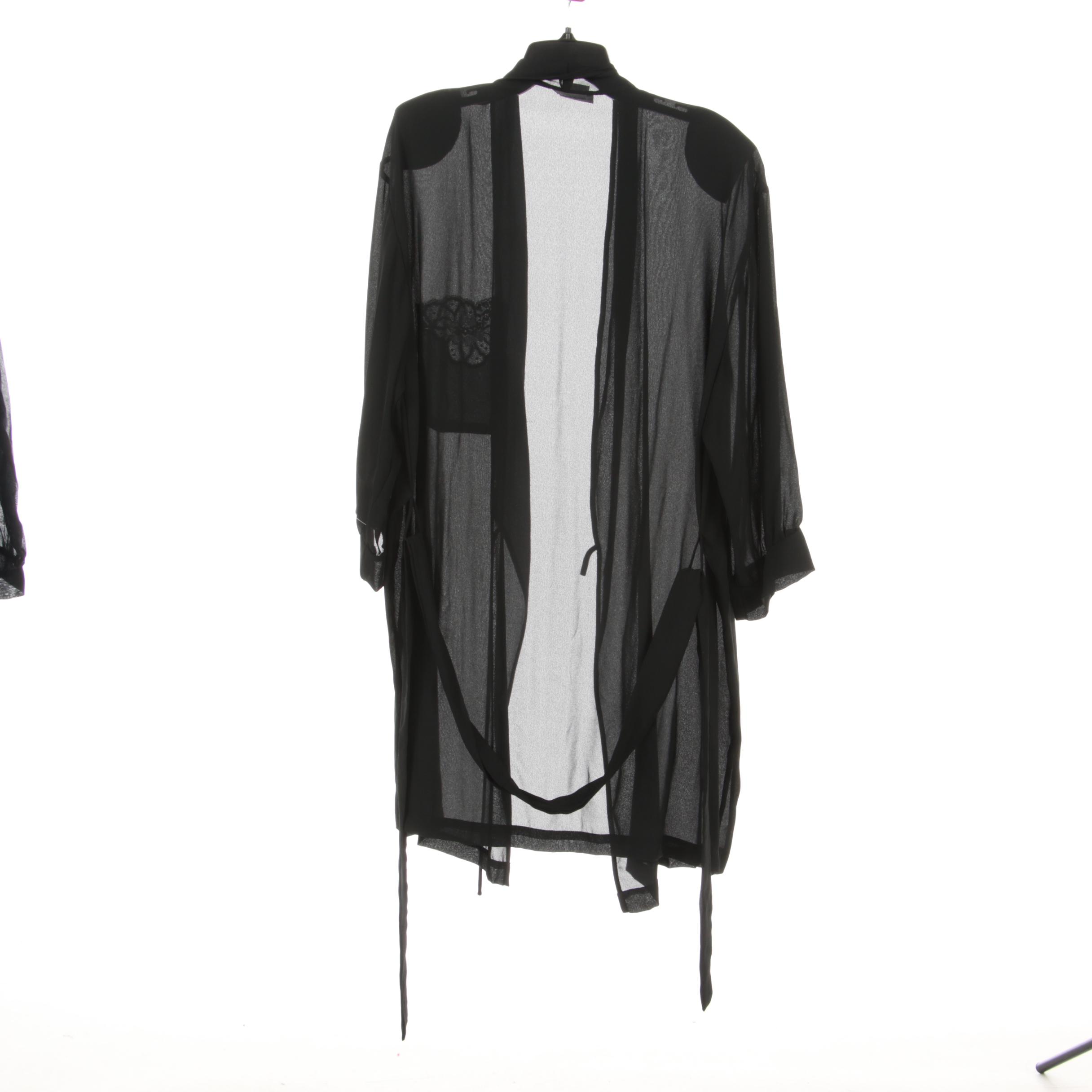 Natori Long Sleeve Sleepwear Including Embroidery