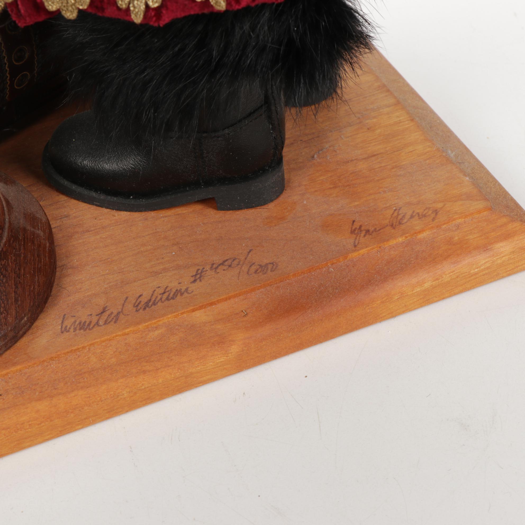 Lynn Haney Collection "Mapping Out A New Century" Santa Claus Figurine