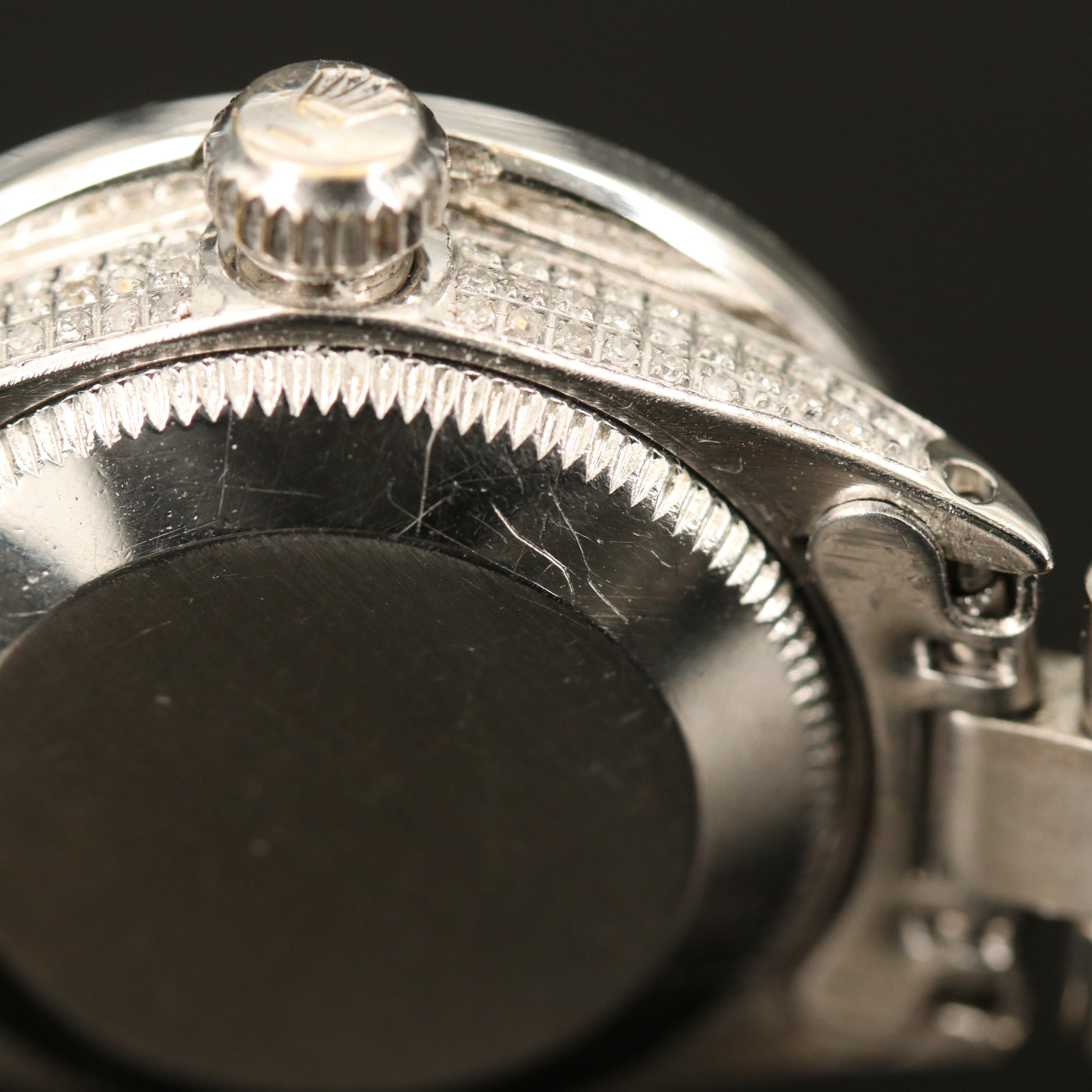 1970 Rolex Datejust 2.70 CTW Diamond Watch