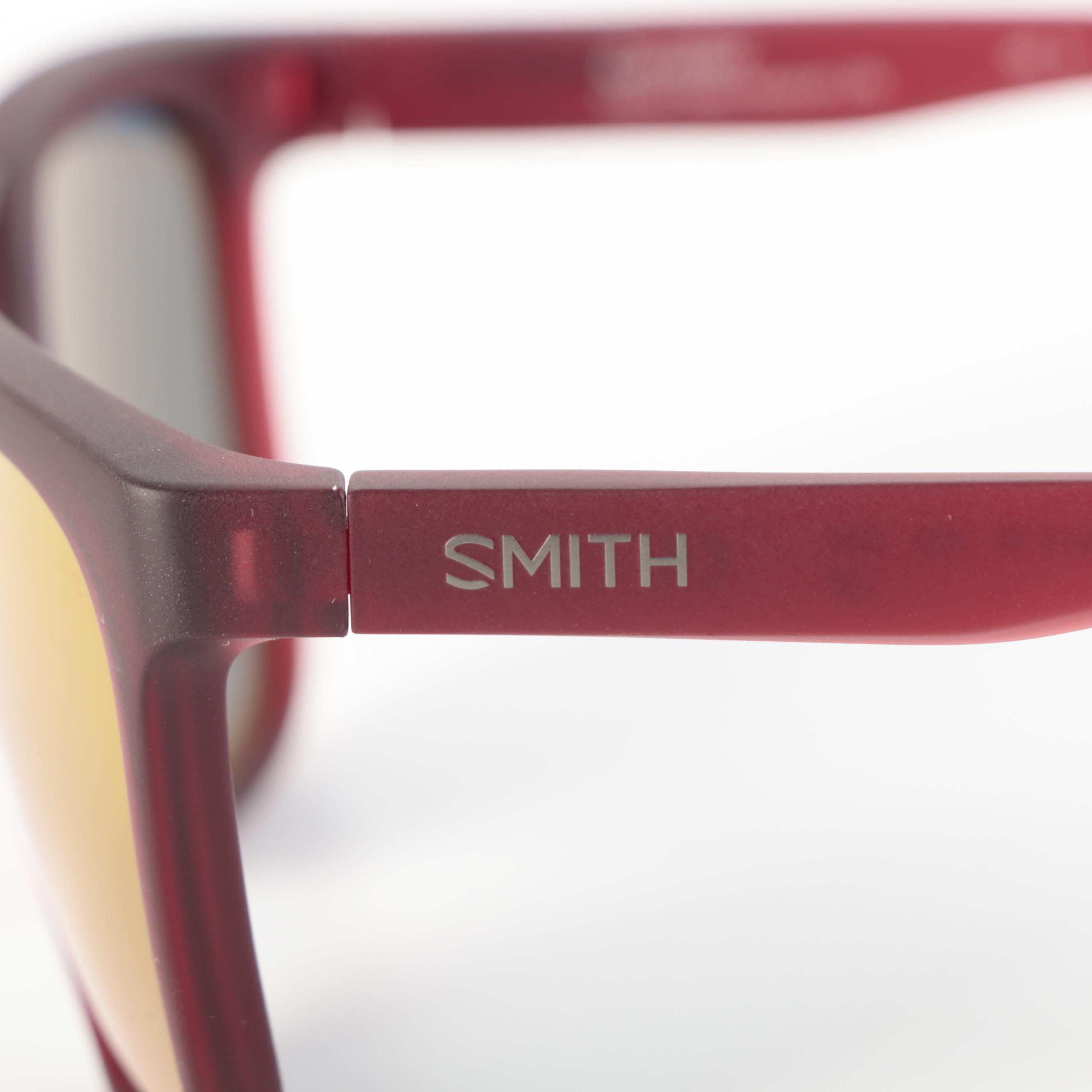 Smith Cavalier and Langley Browline Sunglasses with Mirrored Lenses