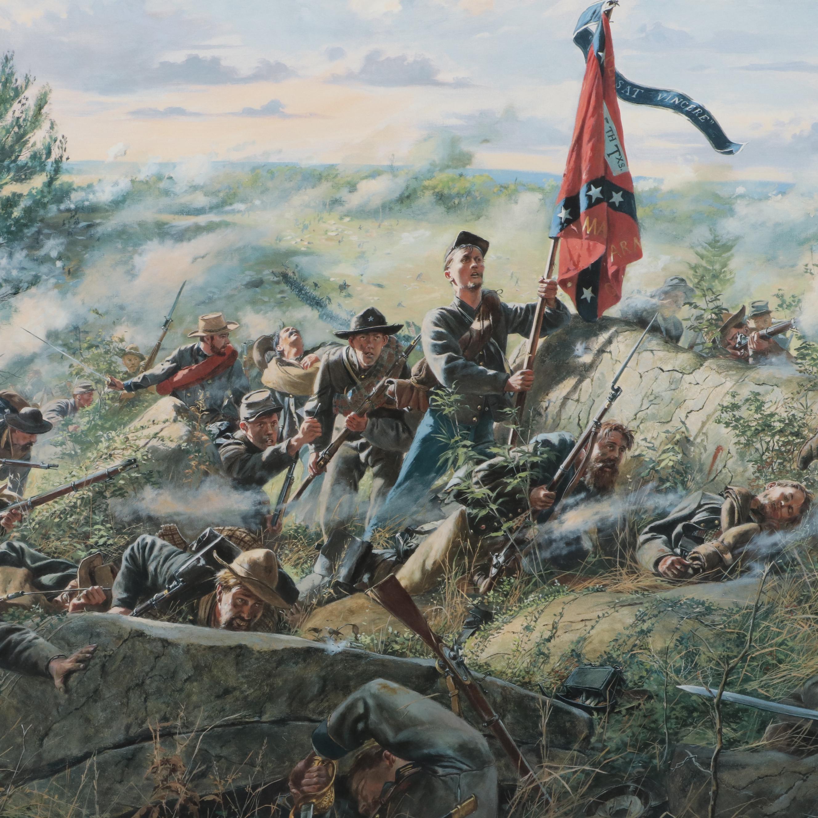 Don Troiani Offset Lithograph "Little Round Top," 1997