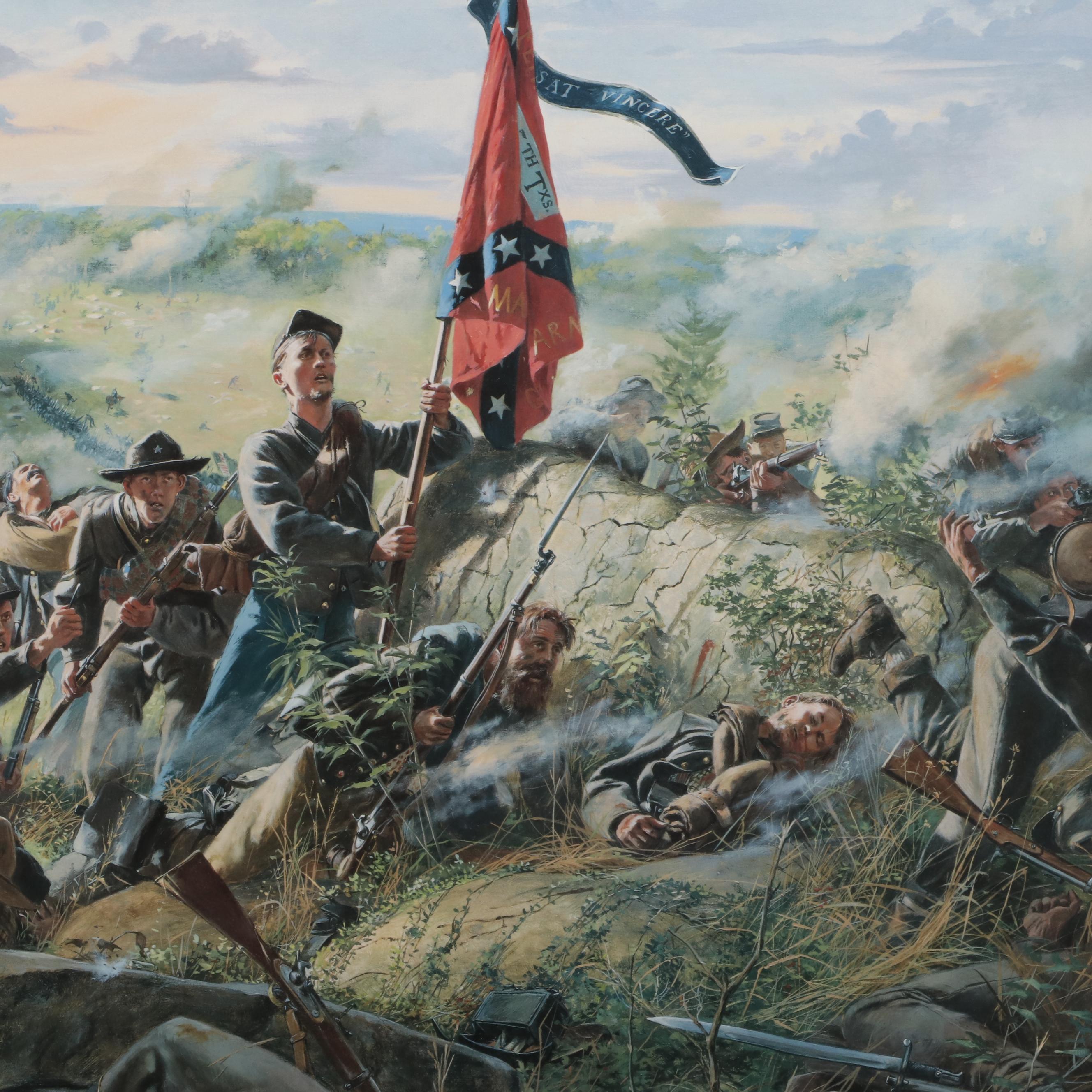 Don Troiani Offset Lithograph "Little Round Top," 1997