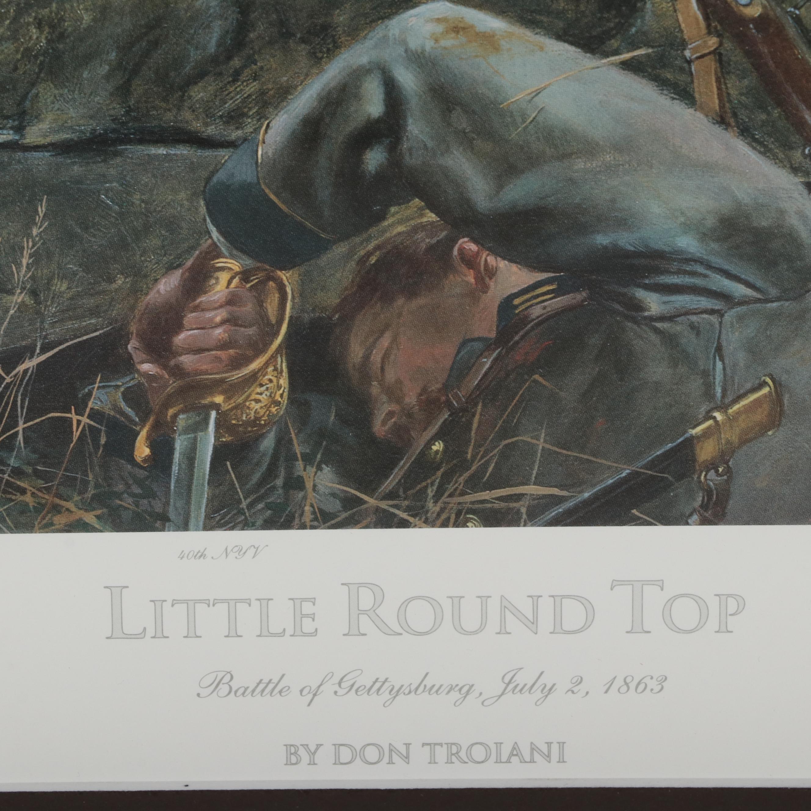 Don Troiani Offset Lithograph "Little Round Top," 1997