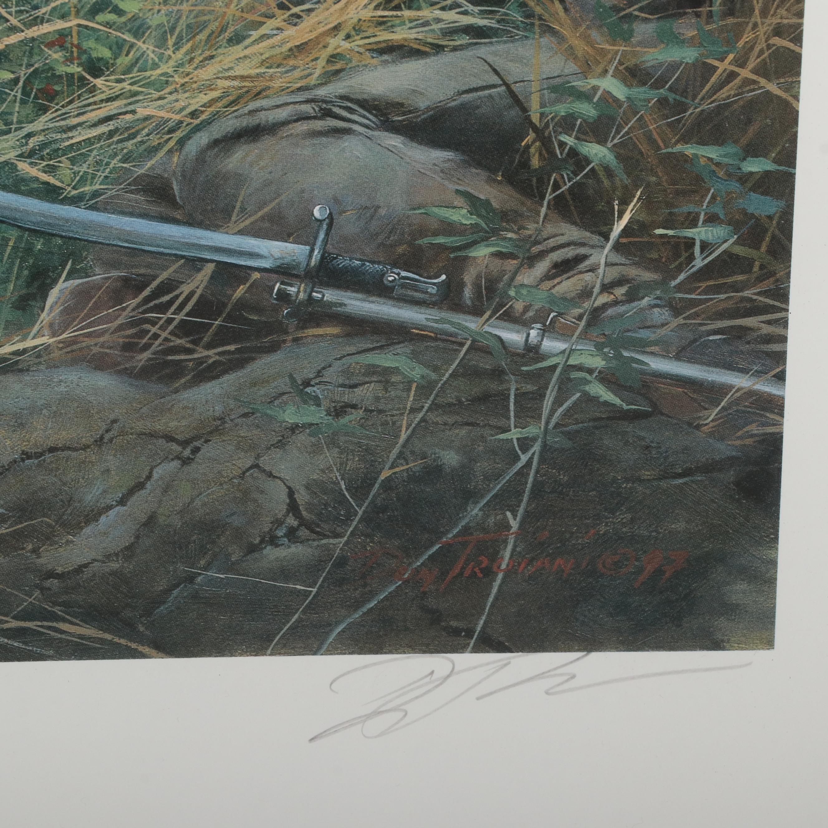 Don Troiani Offset Lithograph "Little Round Top," 1997