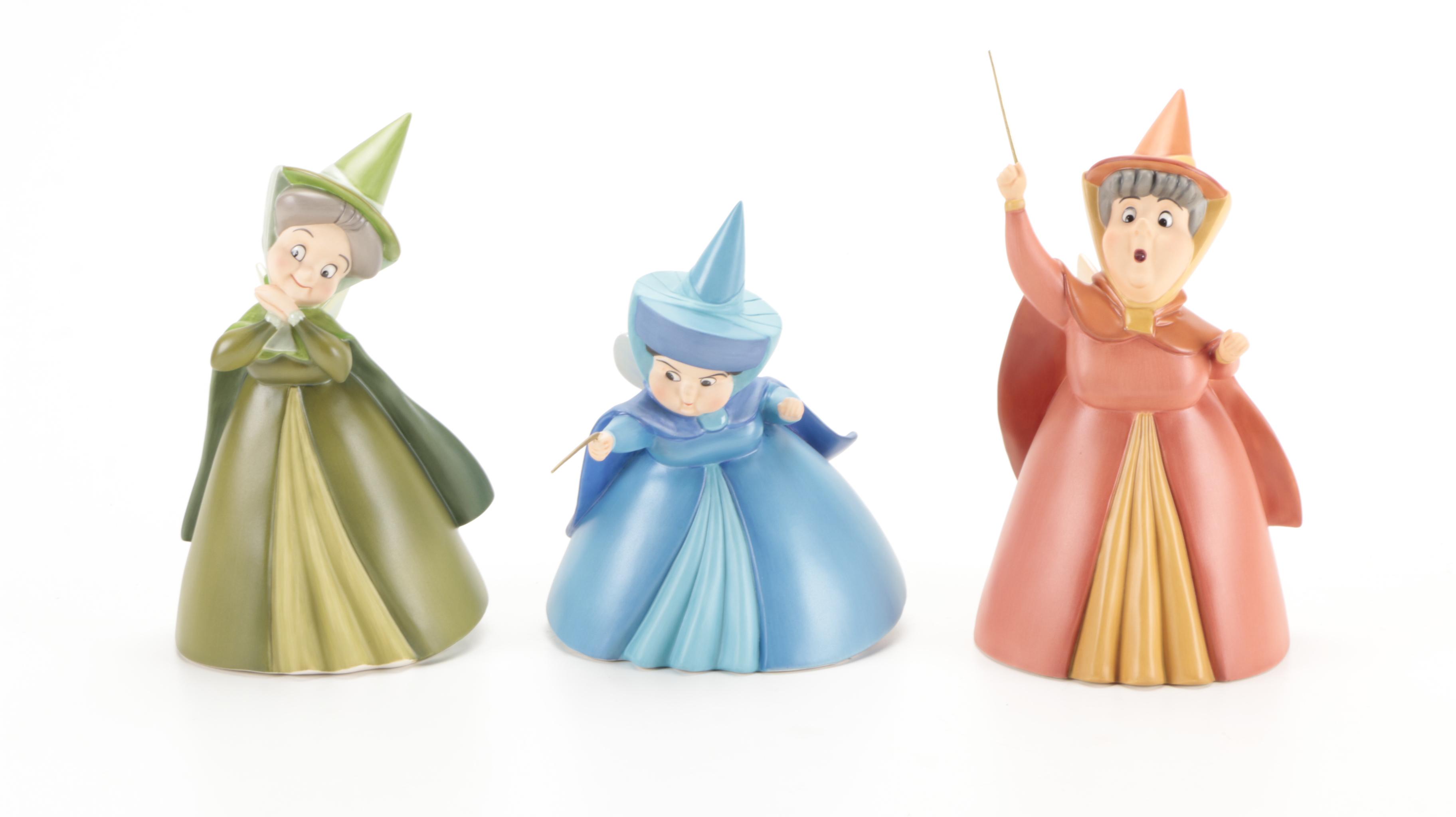 Walt Disney Classics Collection "Sleeping Beauty" Ceramic Figurines