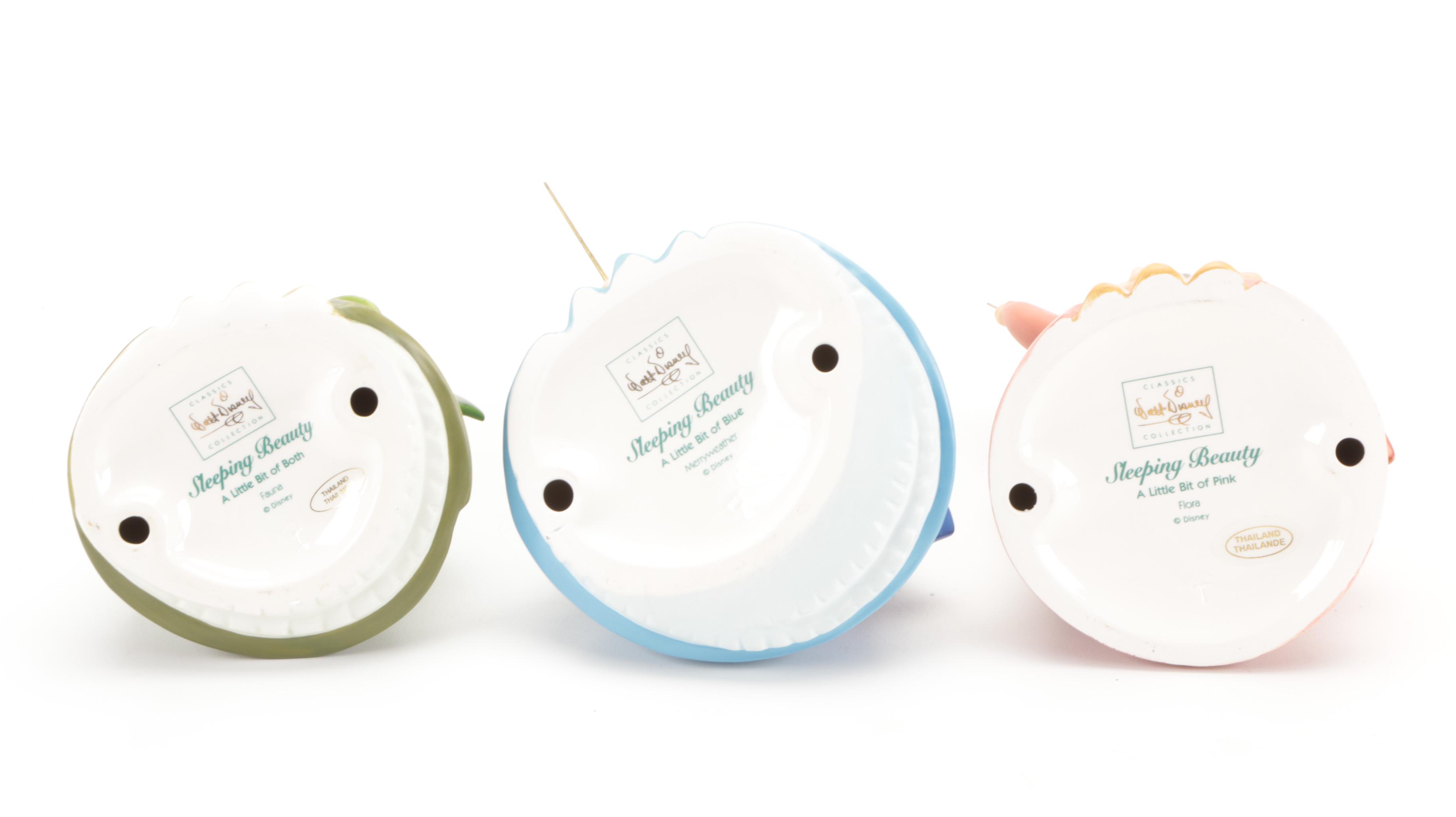 Walt Disney Classics Collection "Sleeping Beauty" Ceramic Figurines