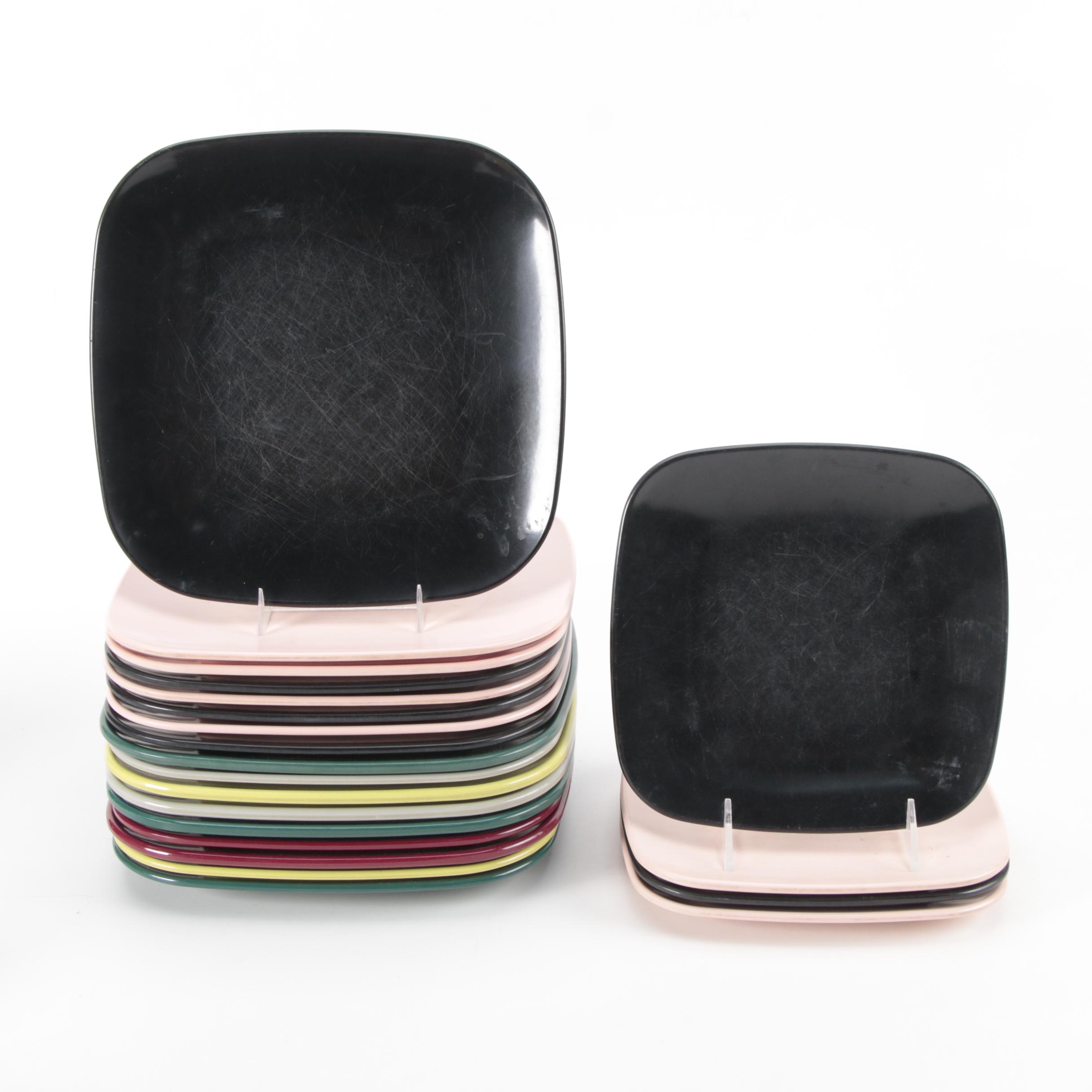 Arrowhead by Everware "Brookpark" Melamine Dinnerware, Mid-20th Century