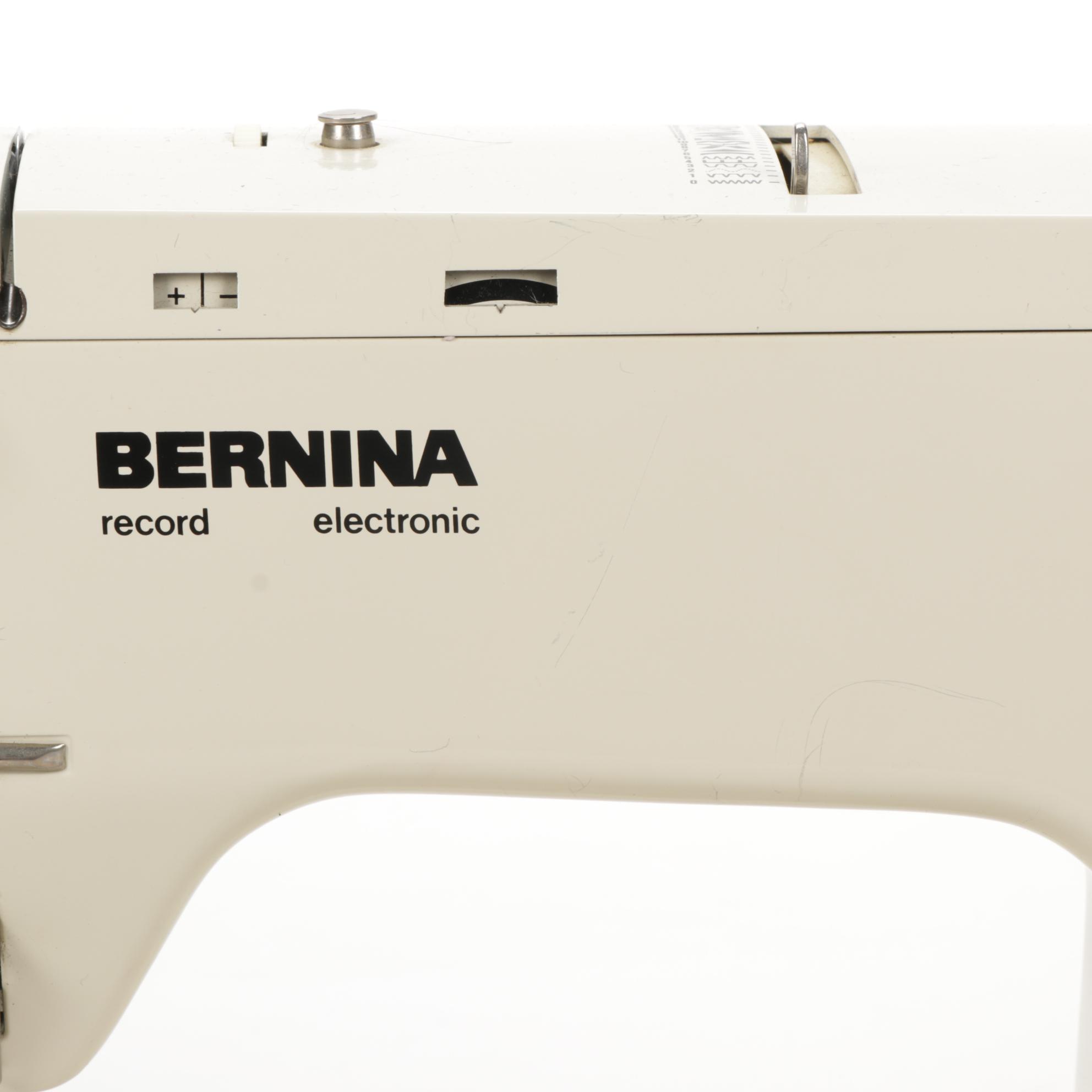 Bernina 830 Record Electronic Sewing Machine, 1977