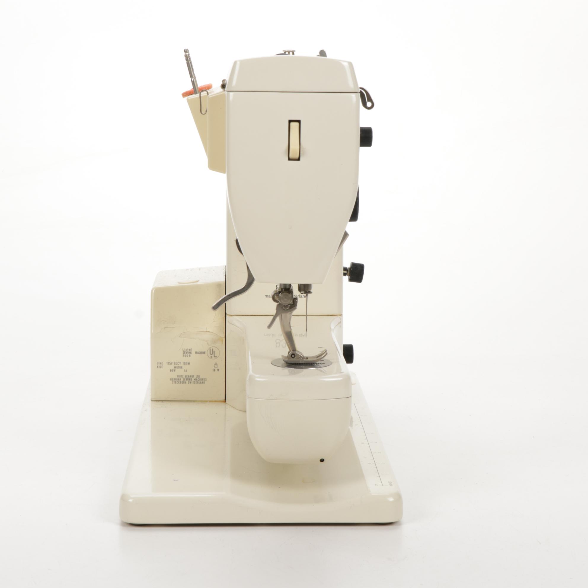 Bernina 830 Record Electronic Sewing Machine, 1977