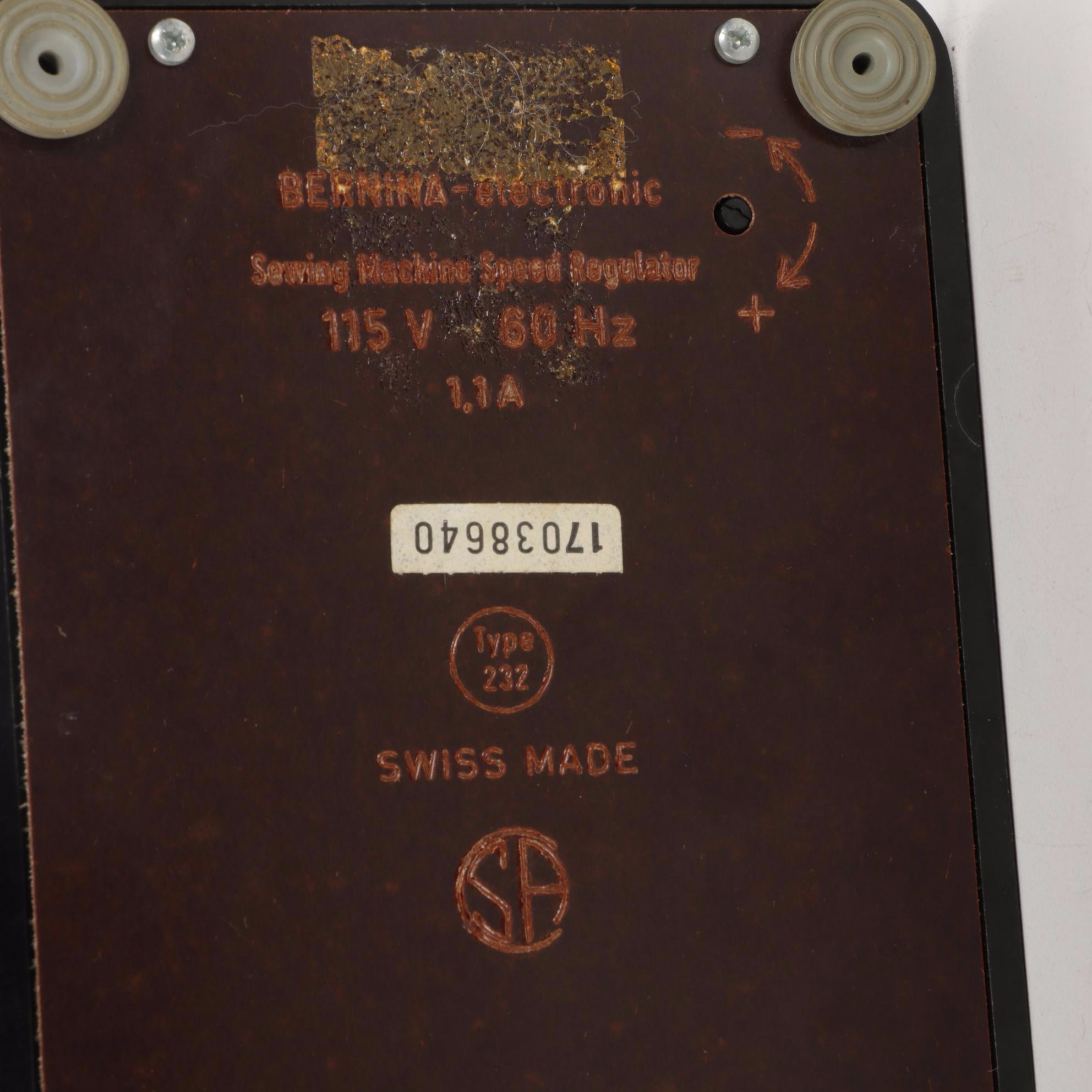 Bernina 830 Record Electronic Sewing Machine, 1977