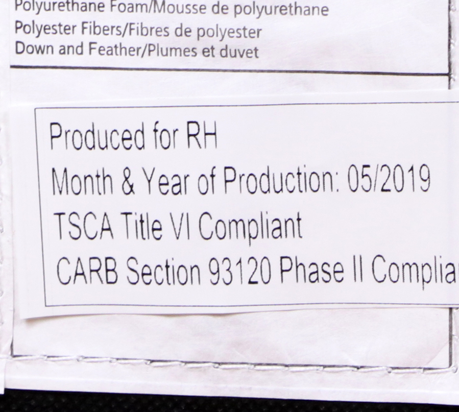 Restoration Hardware "Graydon" Shagreen-Embossed Desk and "Klismos" Chair