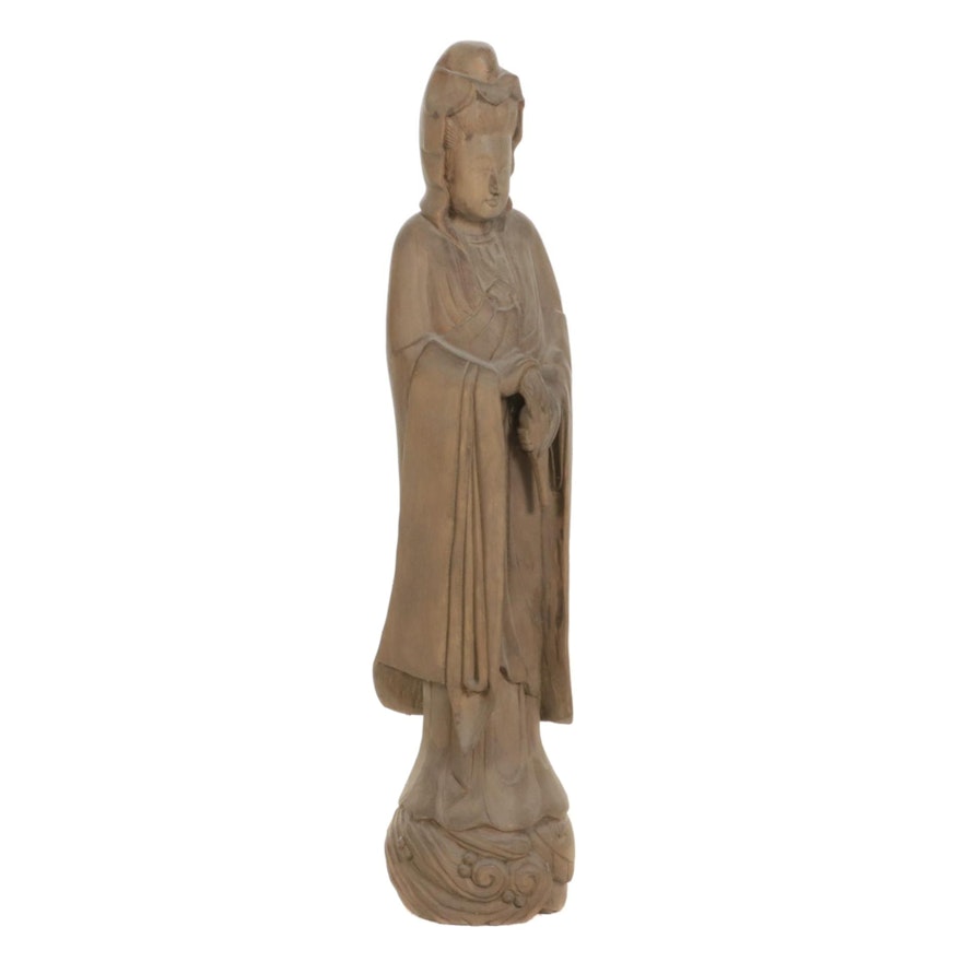 Quan Yin Wood Sculpture