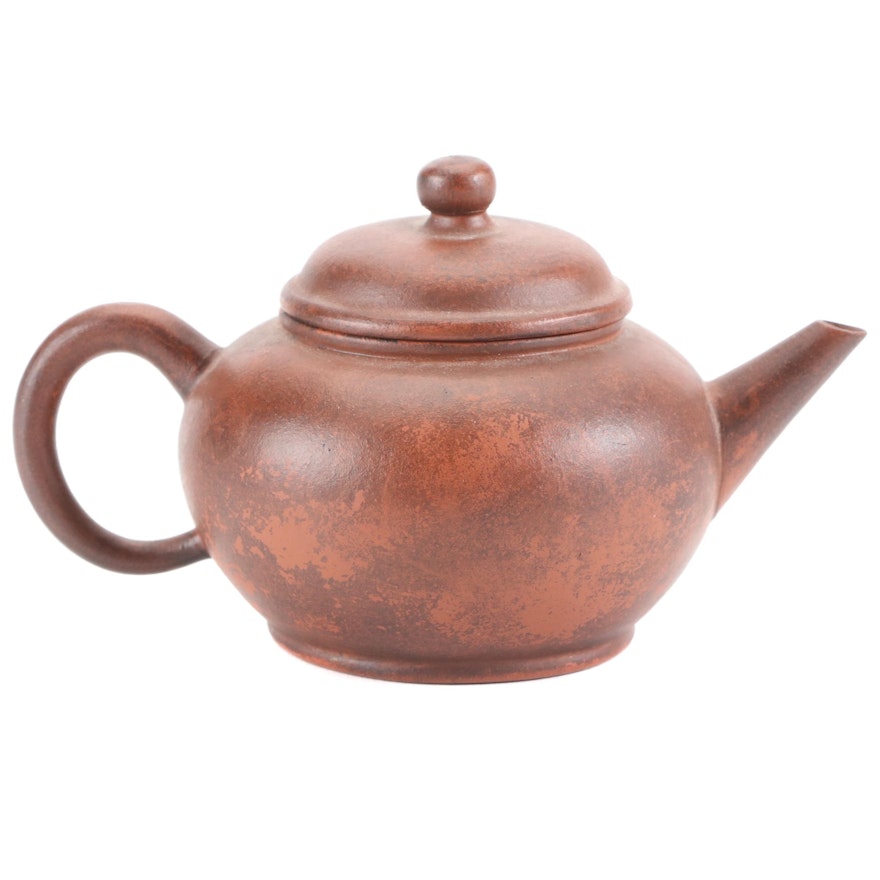 Chinese Qing Dynasty Yixing Clay Miniature Teapot