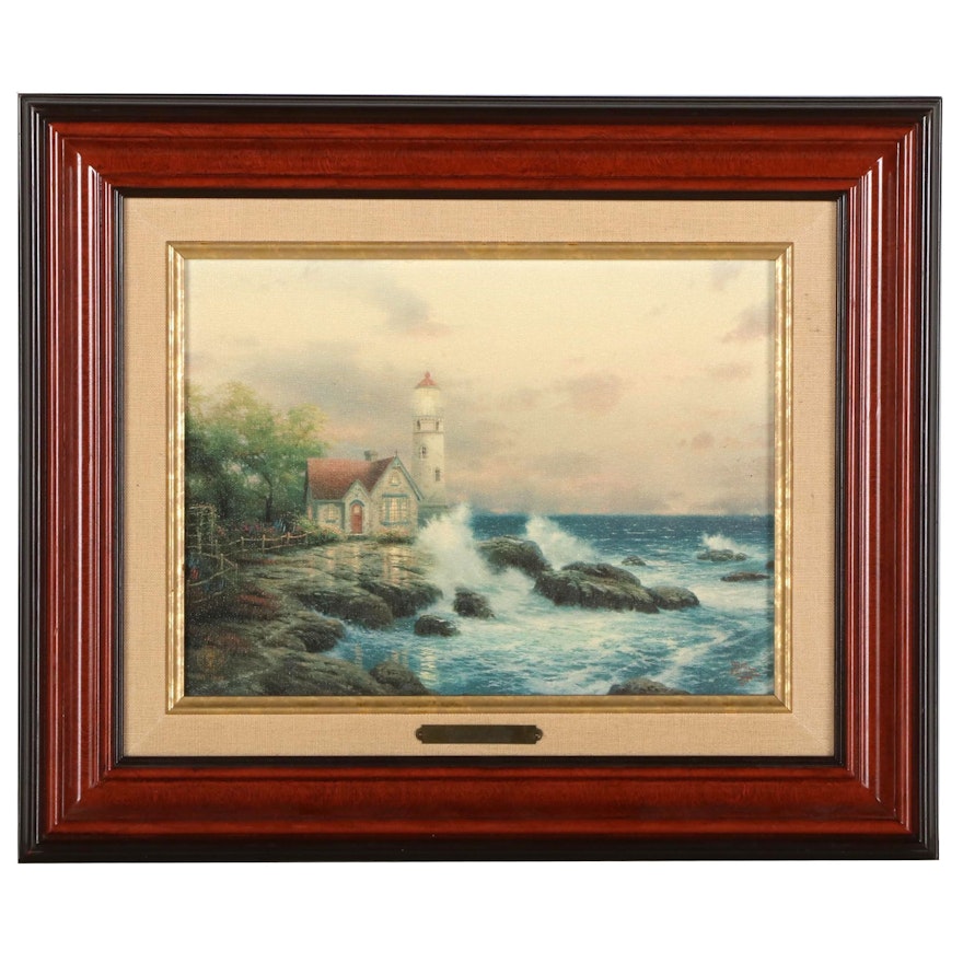 Offset Lithograph After Thomas Kinkade "Beacon of Hope"