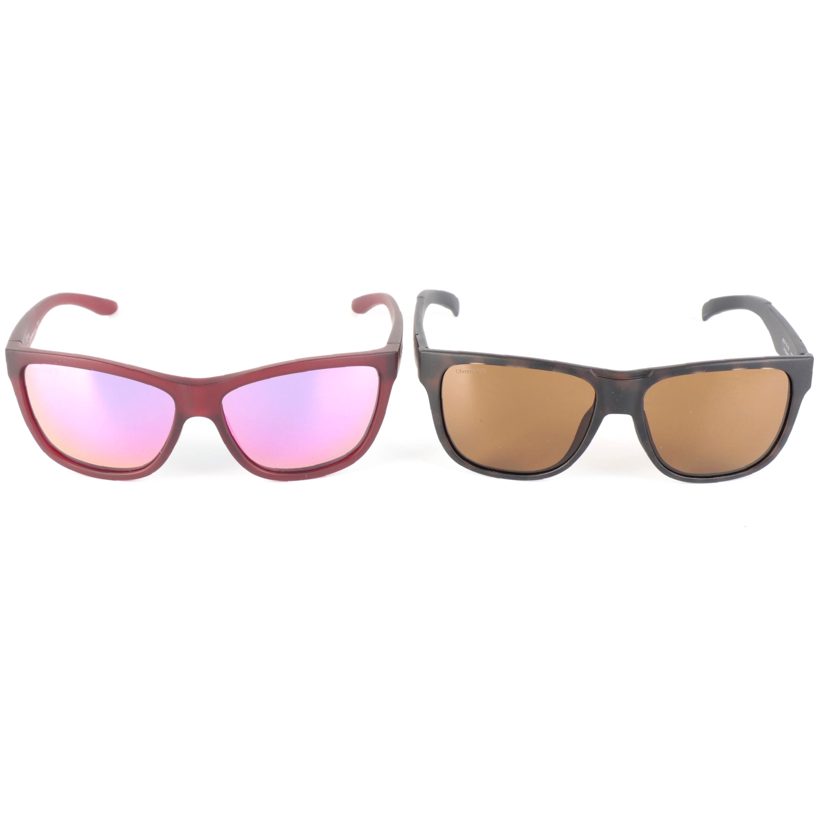 Smith Lowdown Polarized and Eclipse ChromaPop Sunglasses with Cases