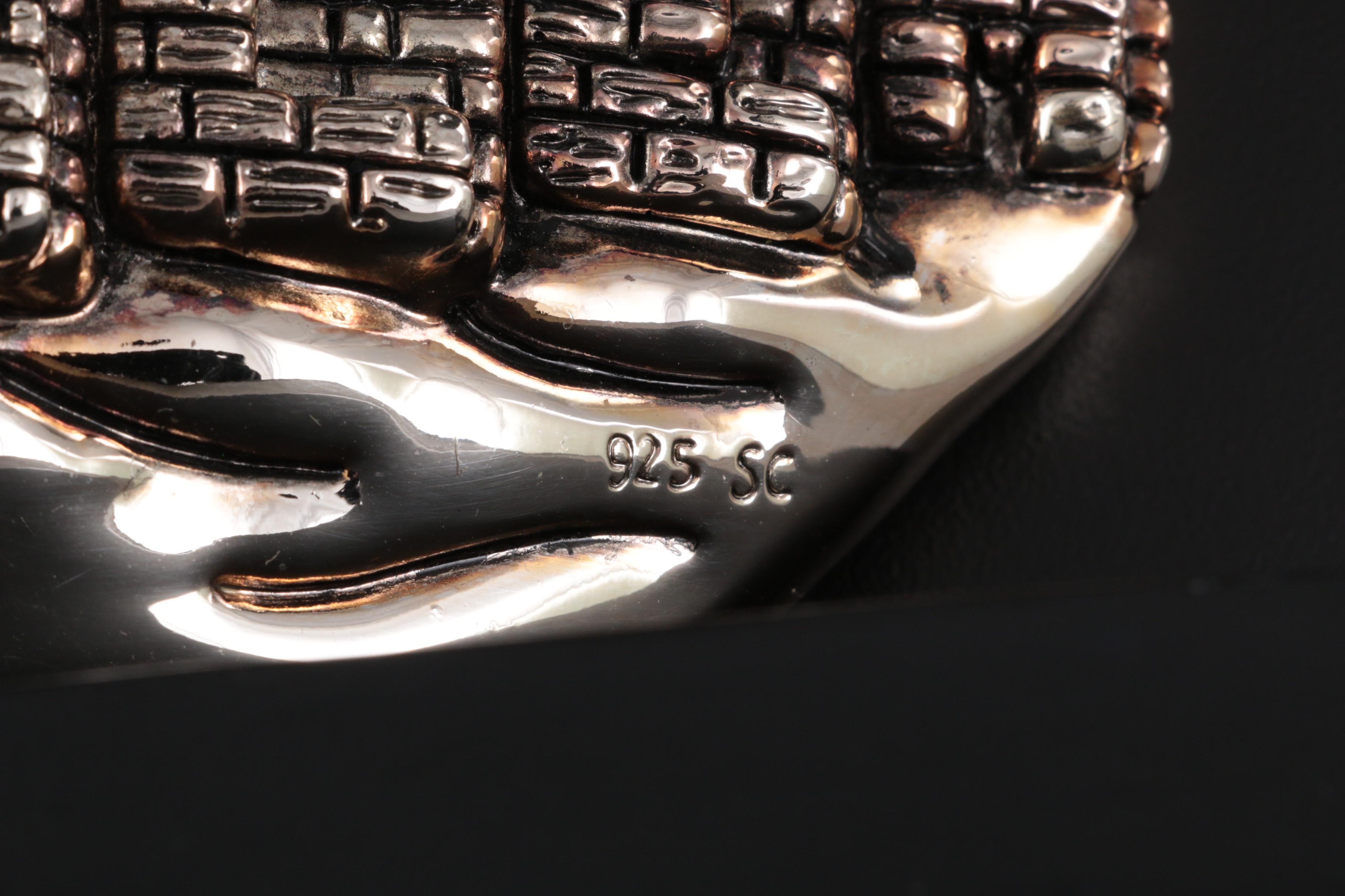 Sterling Silver Electroplate "Jerusalem, City of Tears" Figurine after H. Karshi