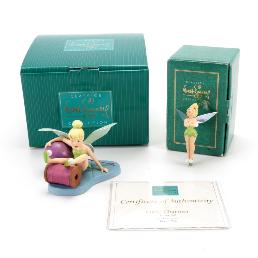 Walt Disney Classics Collection Tinkerbell Ceramic Figurines