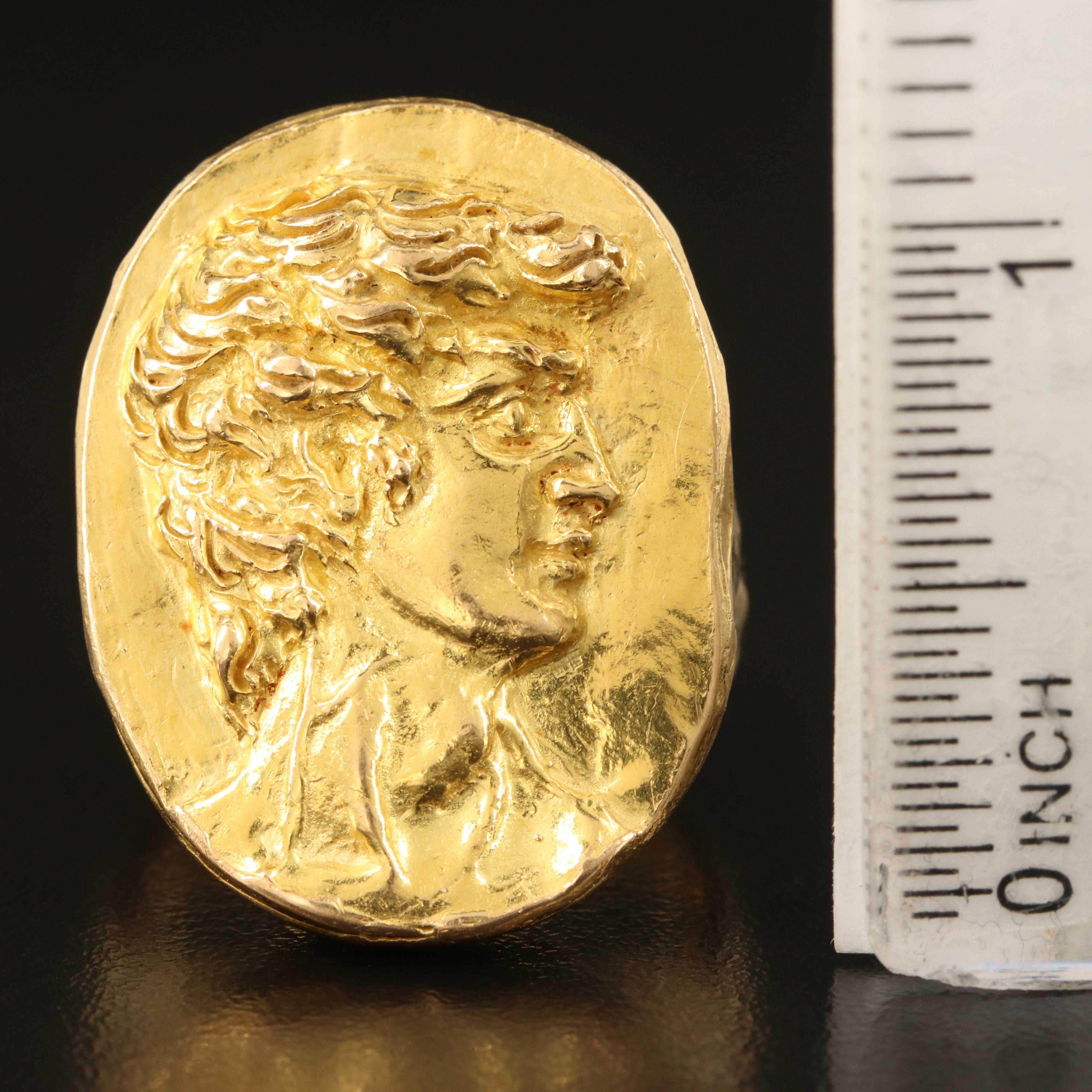 Nino D'antonio Germano 18K Lost Wax Cast Classical Ring