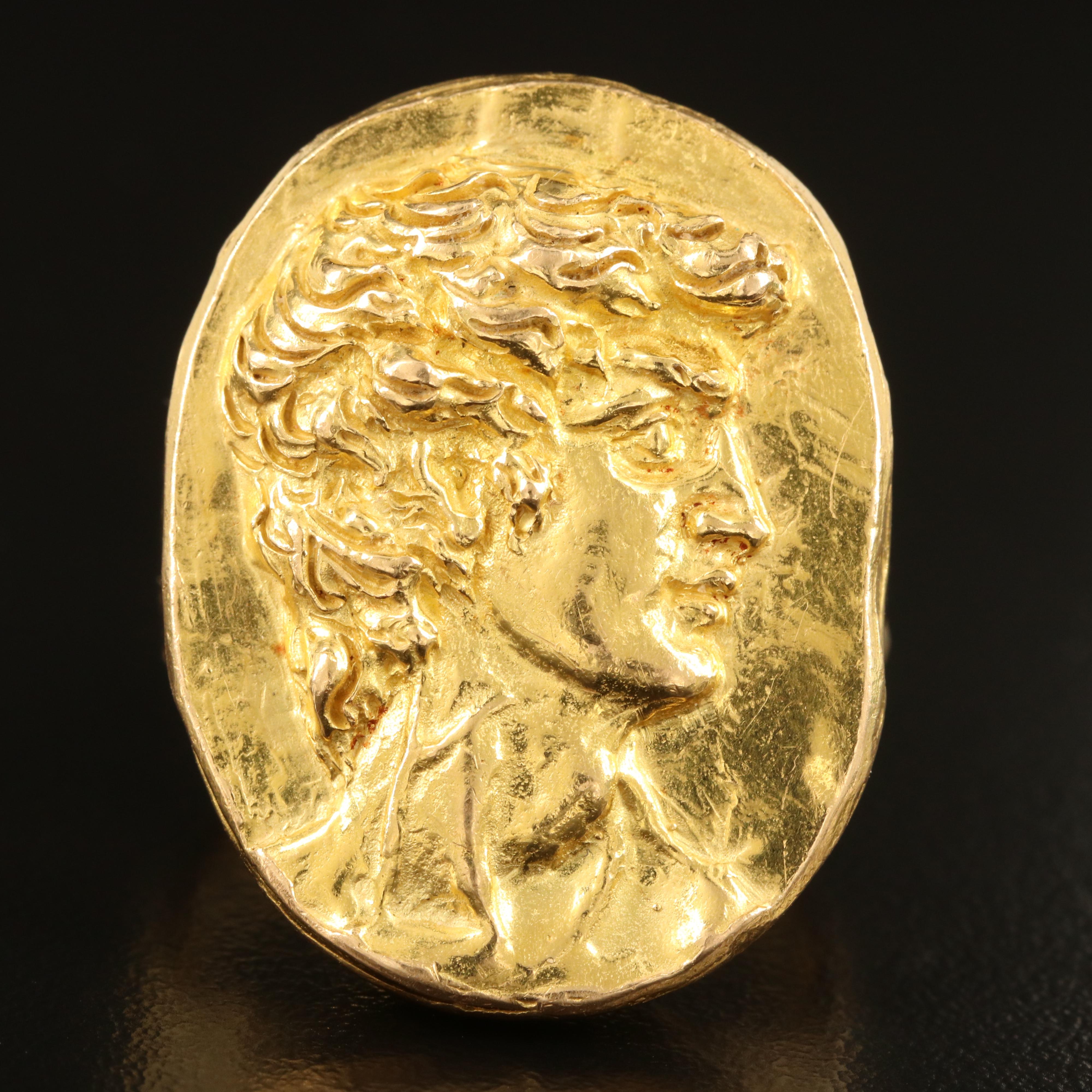 Nino D'antonio Germano 18K Lost Wax Cast Classical Ring