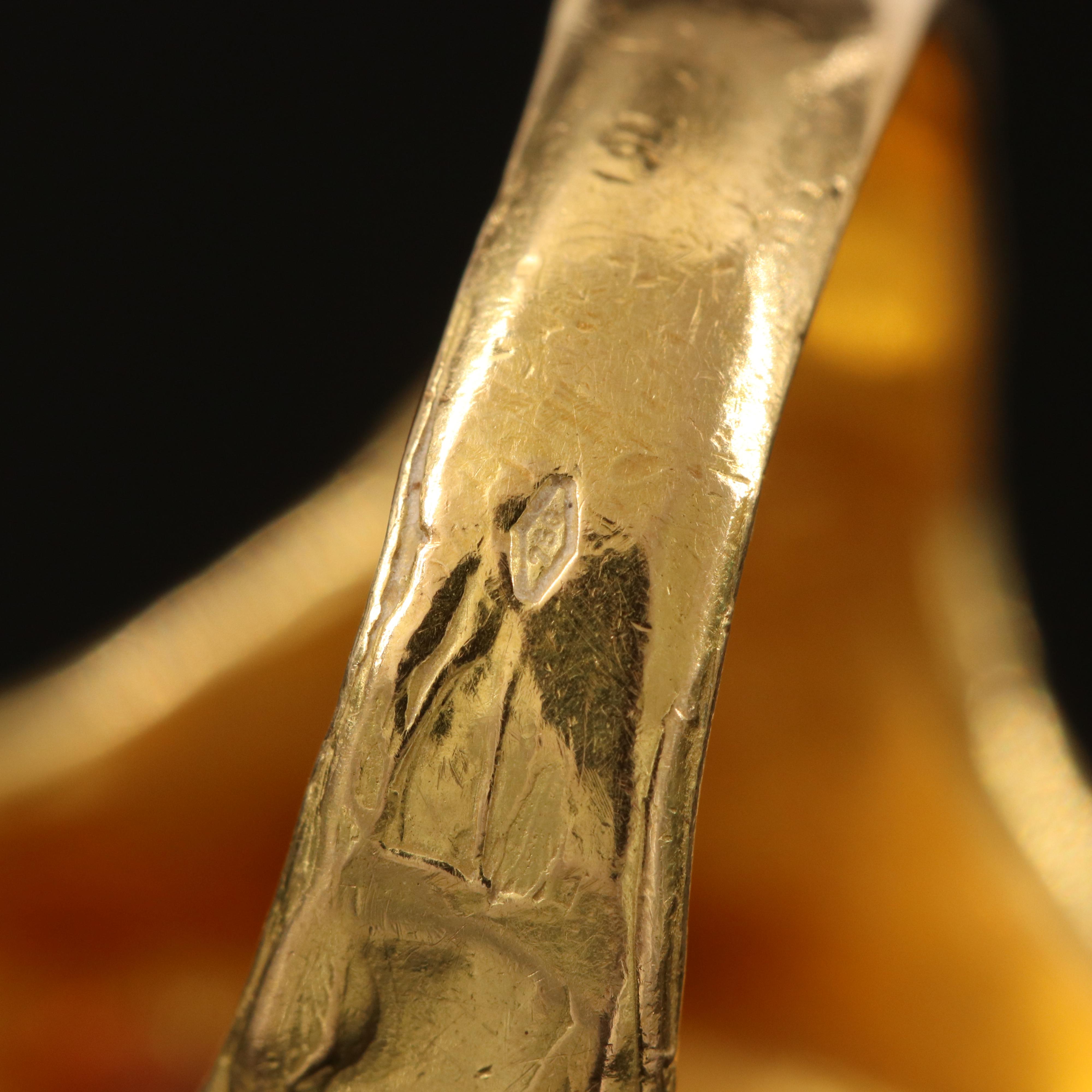 Nino D'antonio Germano 18K Lost Wax Cast Classical Ring