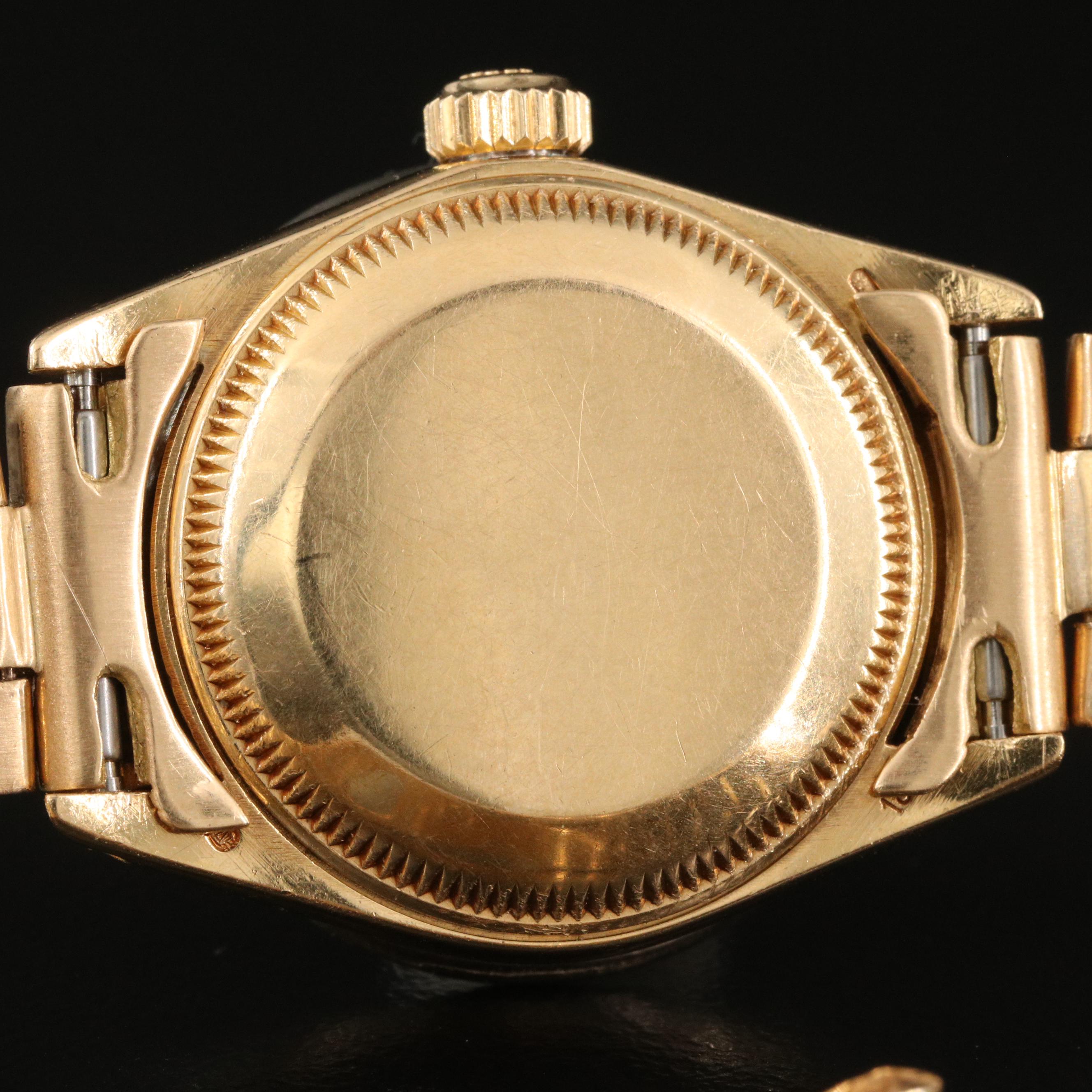 1978 Rolex Datejust 0.87 CTW Diamond Bezel and Dial Watch