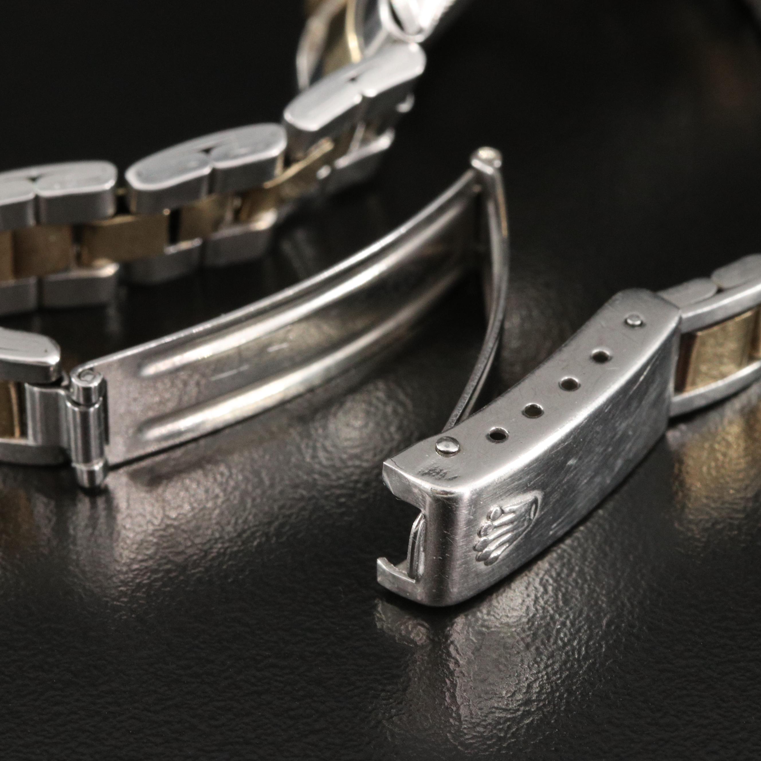 1983 Rolex Oyster Perpetual 6719 18K Gold and Stainless Steel Watch