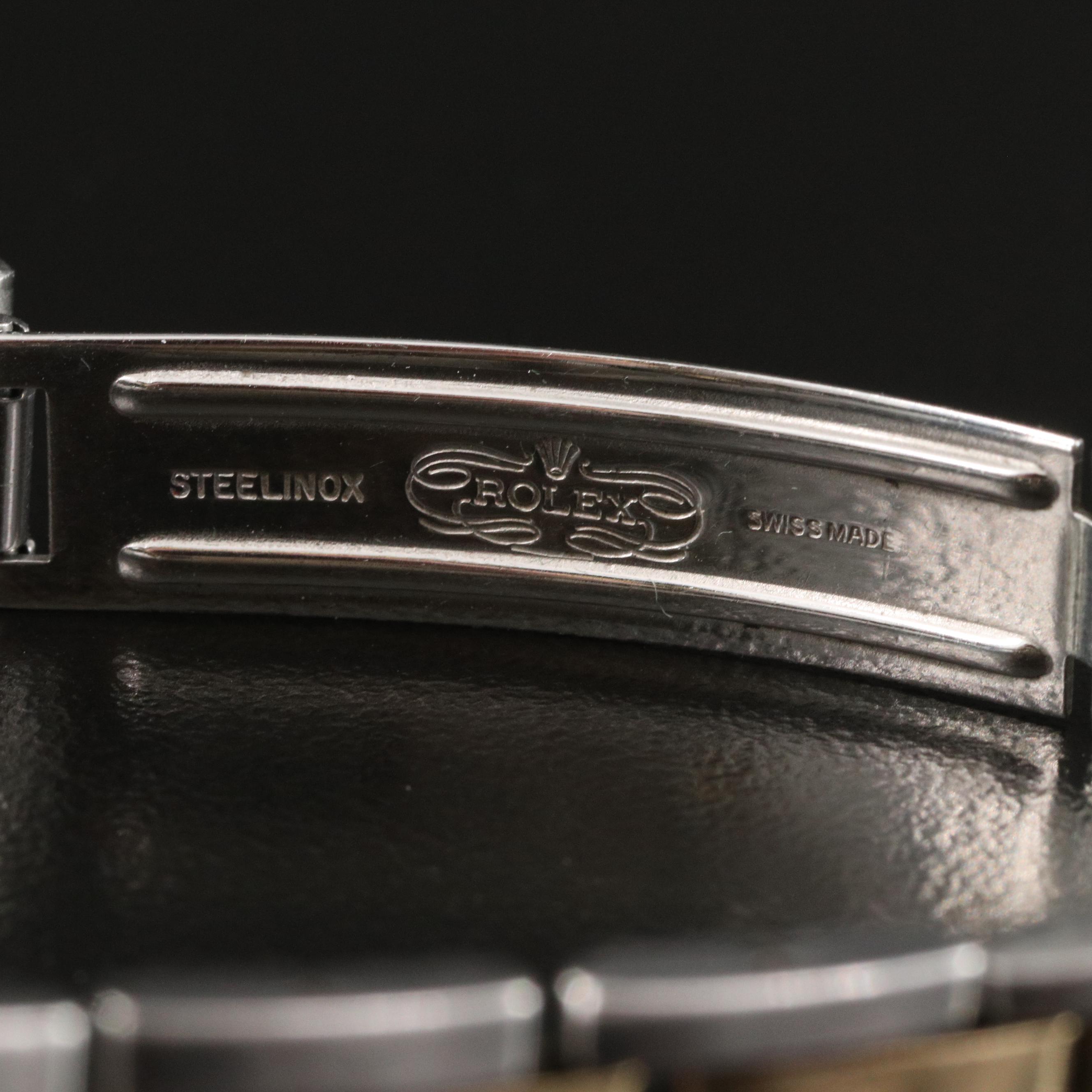 1983 Rolex Oyster Perpetual 6719 18K Gold and Stainless Steel Watch