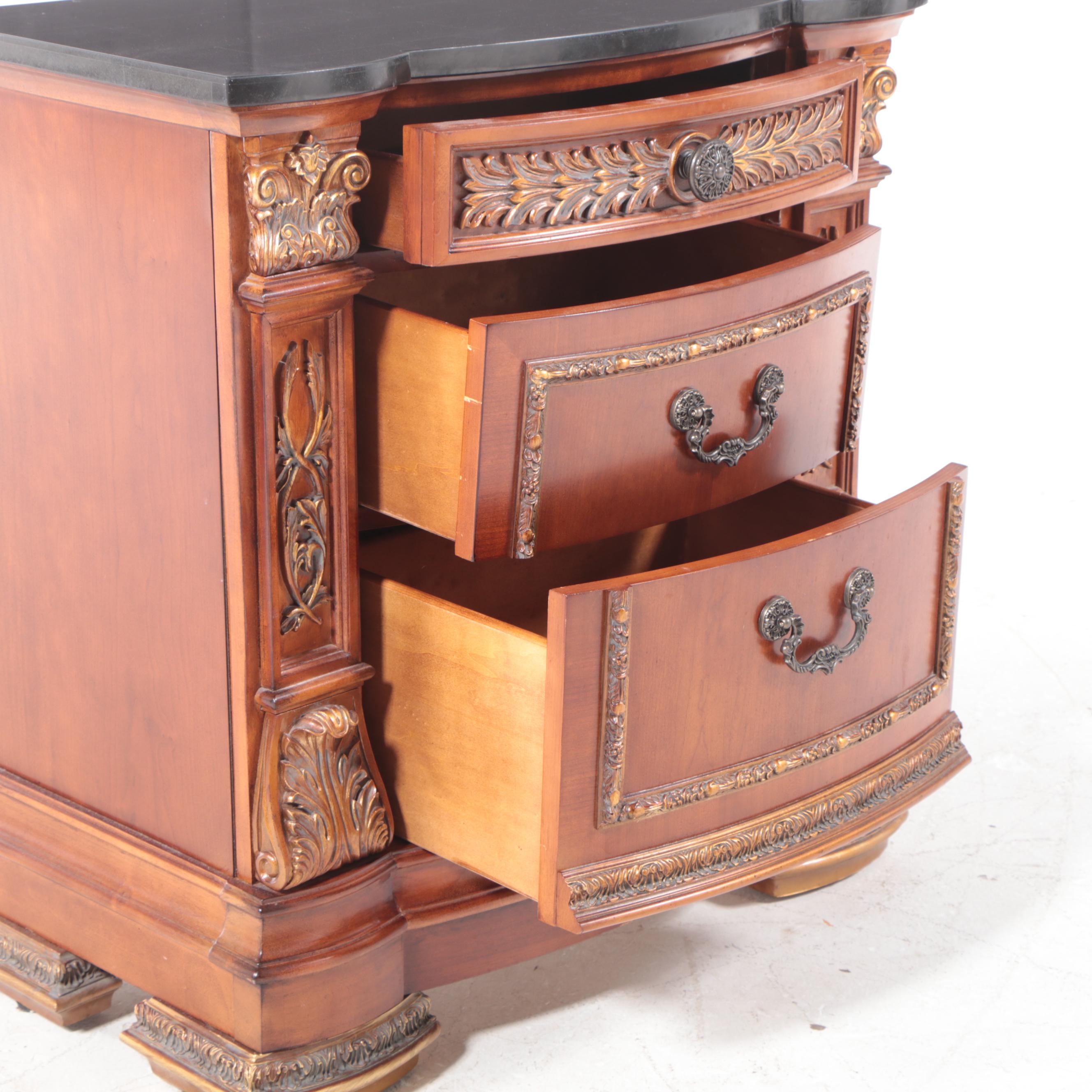 Pulaski "Royale" Three-Drawer Nightstand Chest