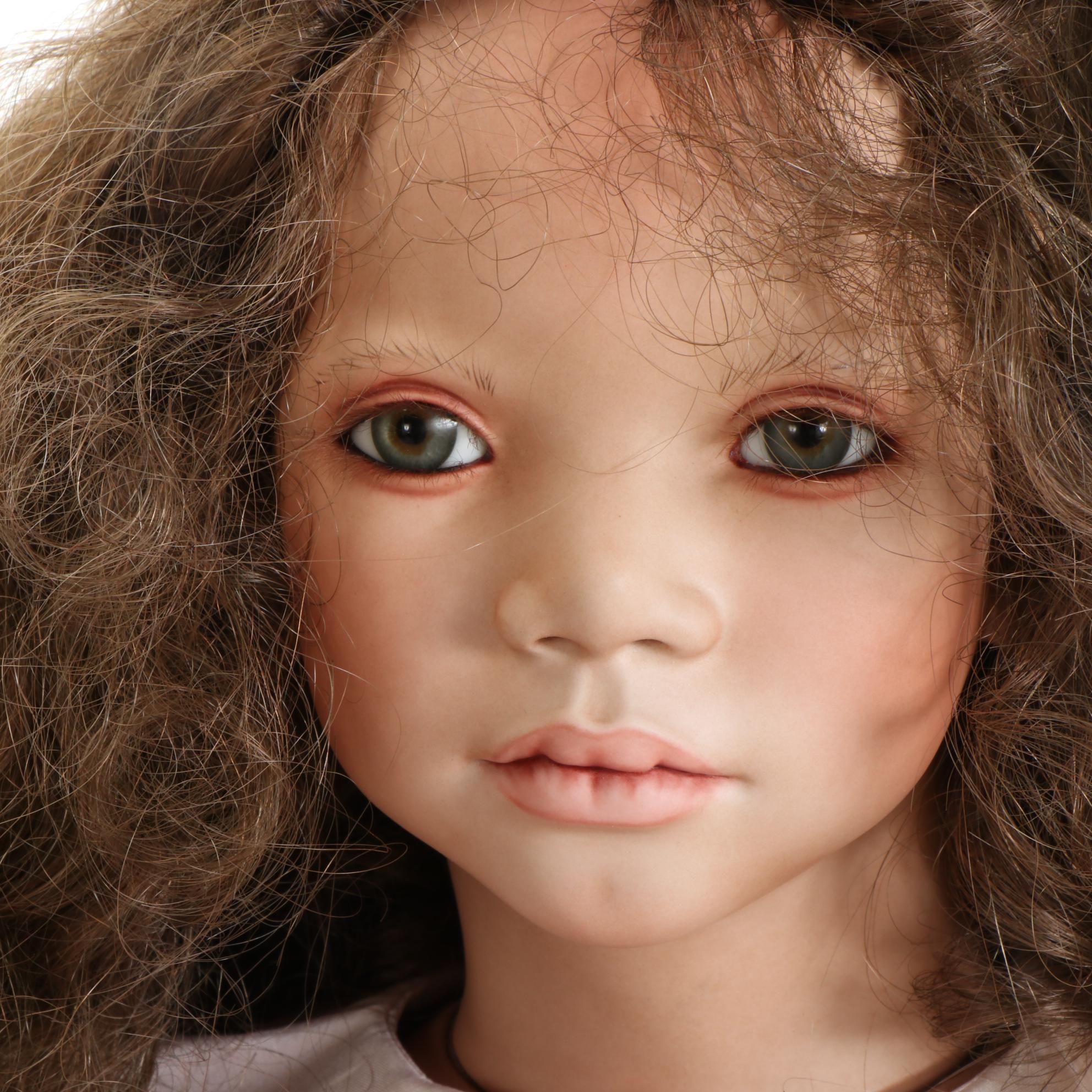 Annette  Himstedt Porcelain Dolls "Wanja" and "Isa Belita" with COA