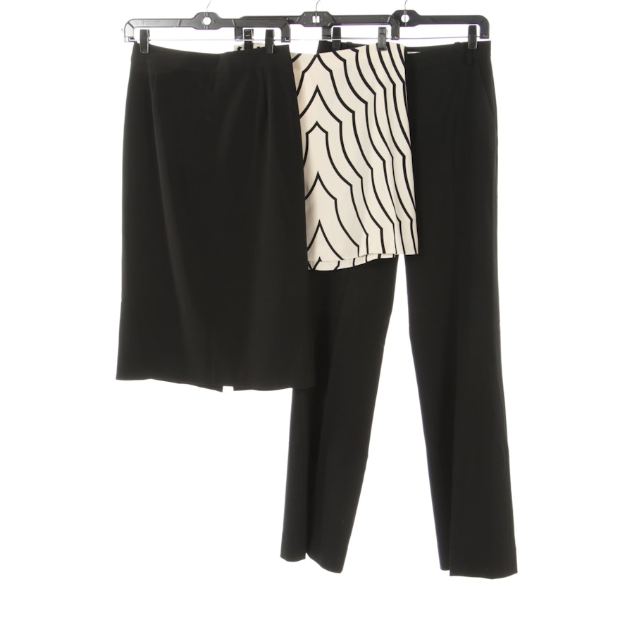 Prada and Marc by Marc Jacobs Skirts with Diane Von Furstenberg Trousers