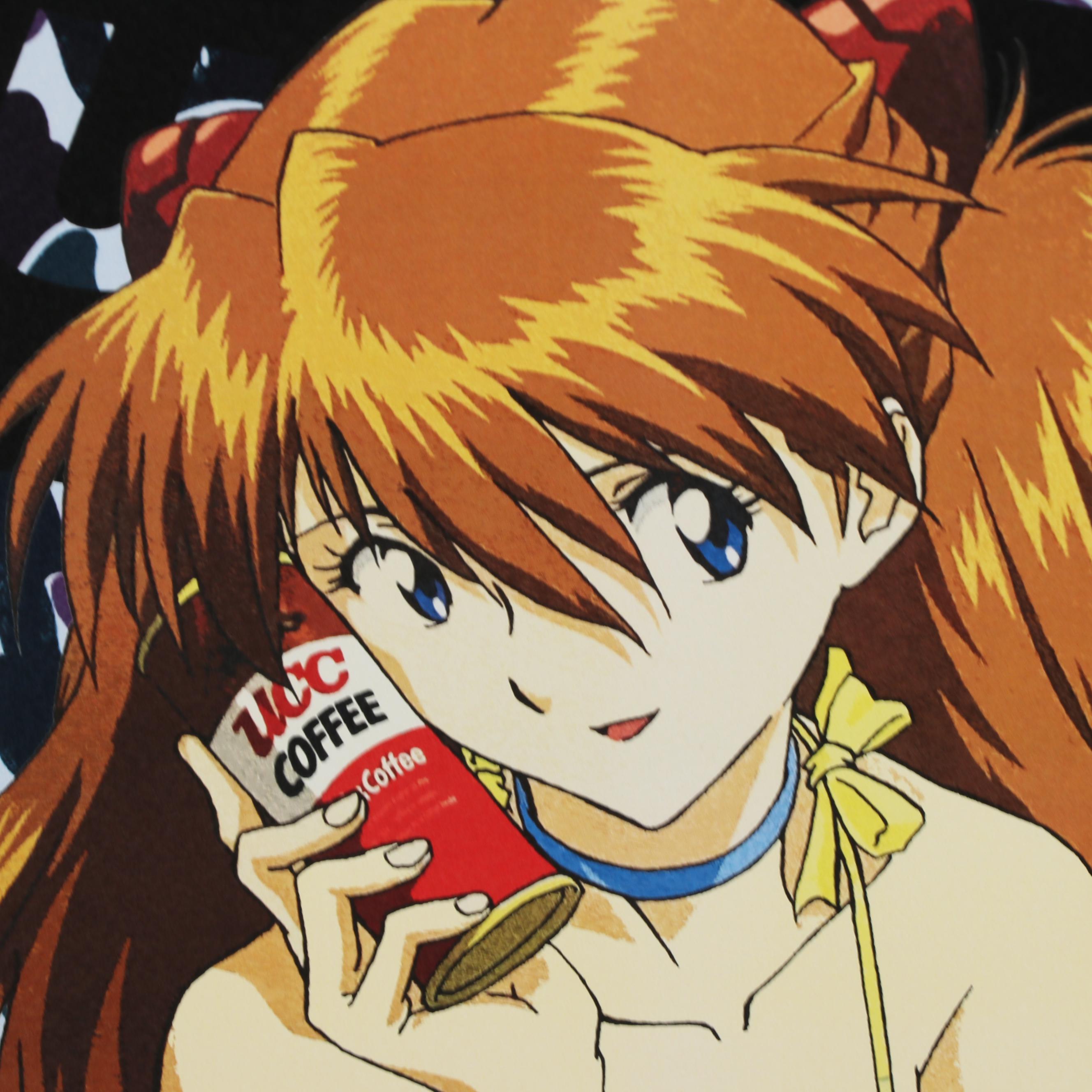 Death NYC Pop Art Offset Lithograph of Asuka Langley Soryu