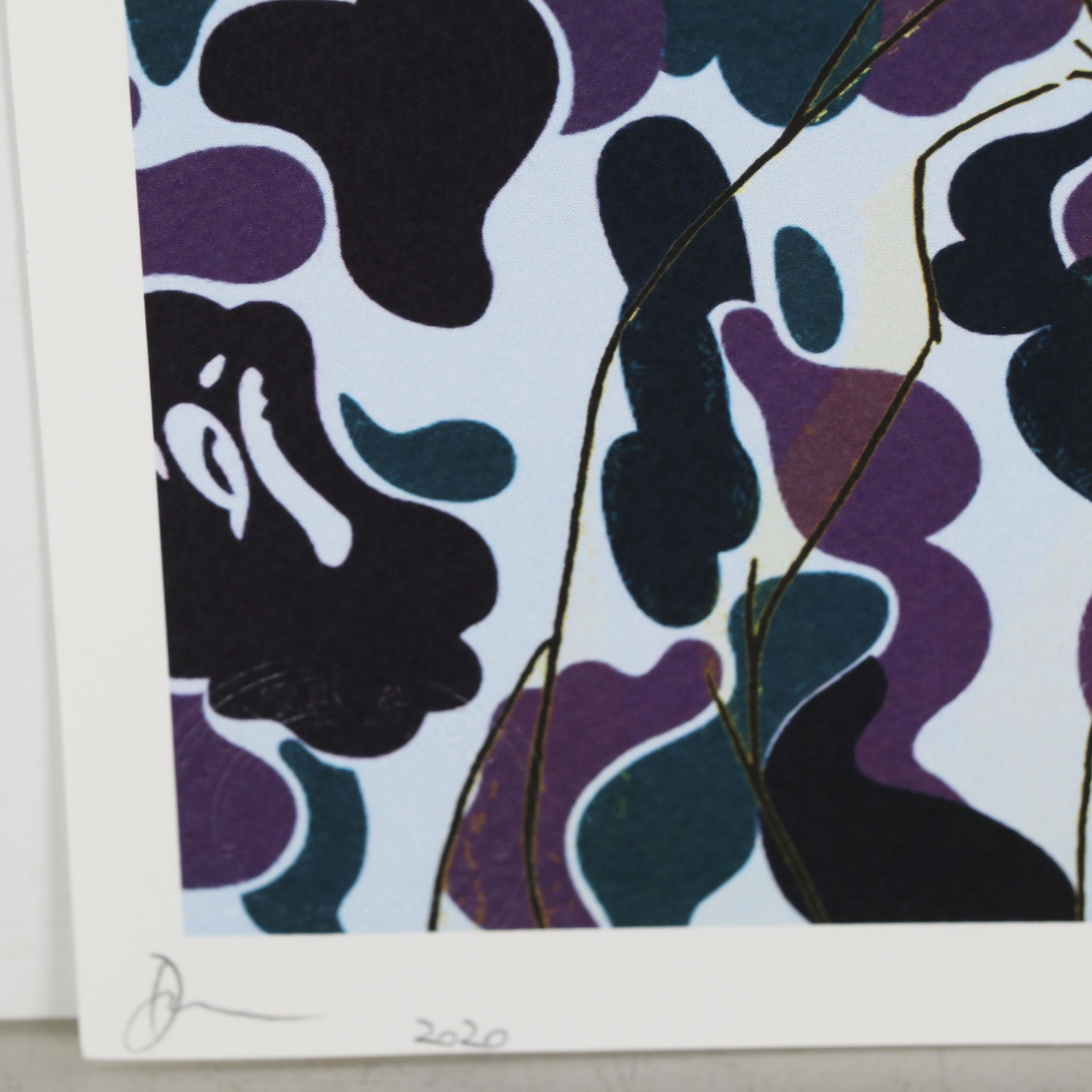 Death NYC Pop Art Offset Lithograph of Asuka Langley Soryu