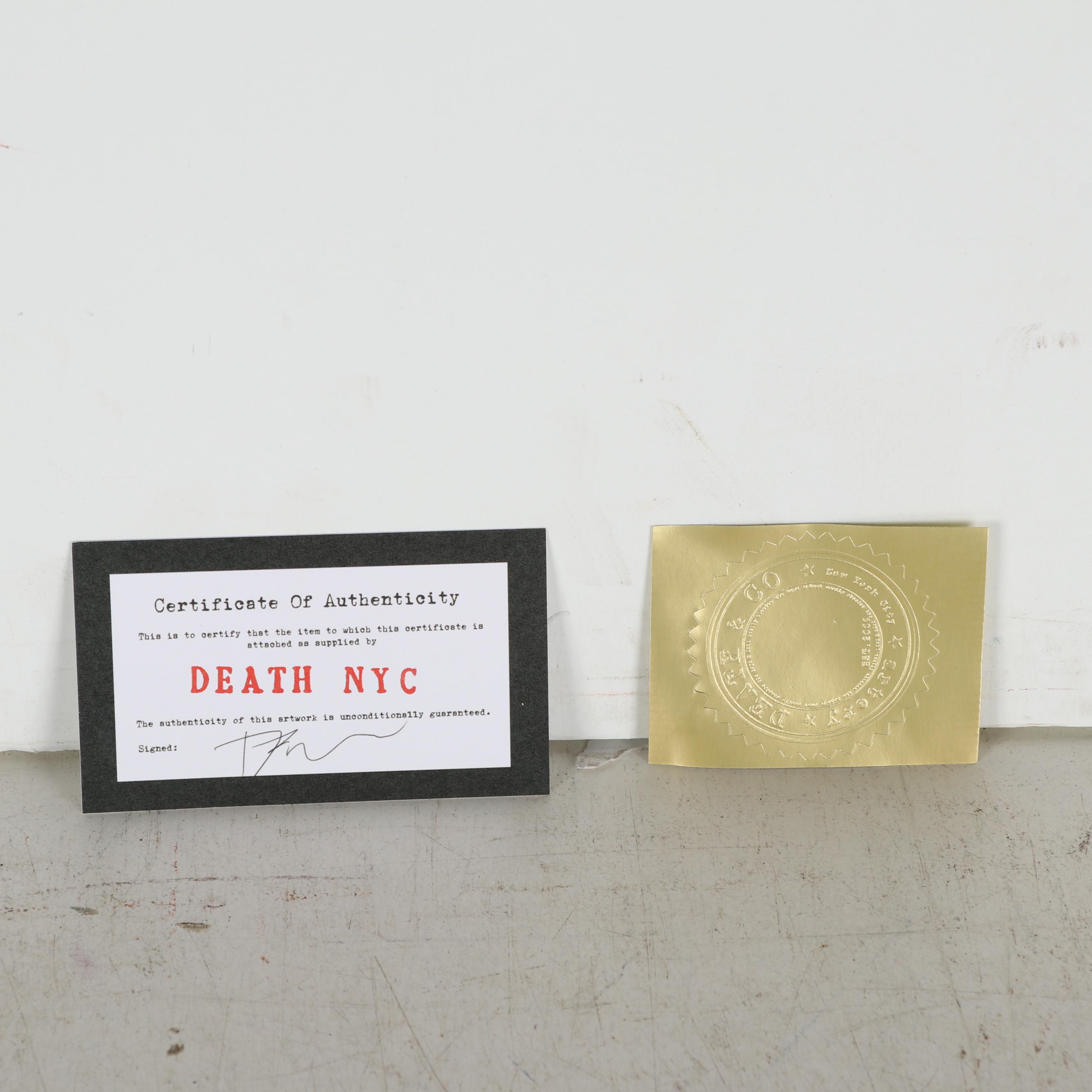 Death NYC Pop Art Offset Lithograph of Asuka Langley Soryu