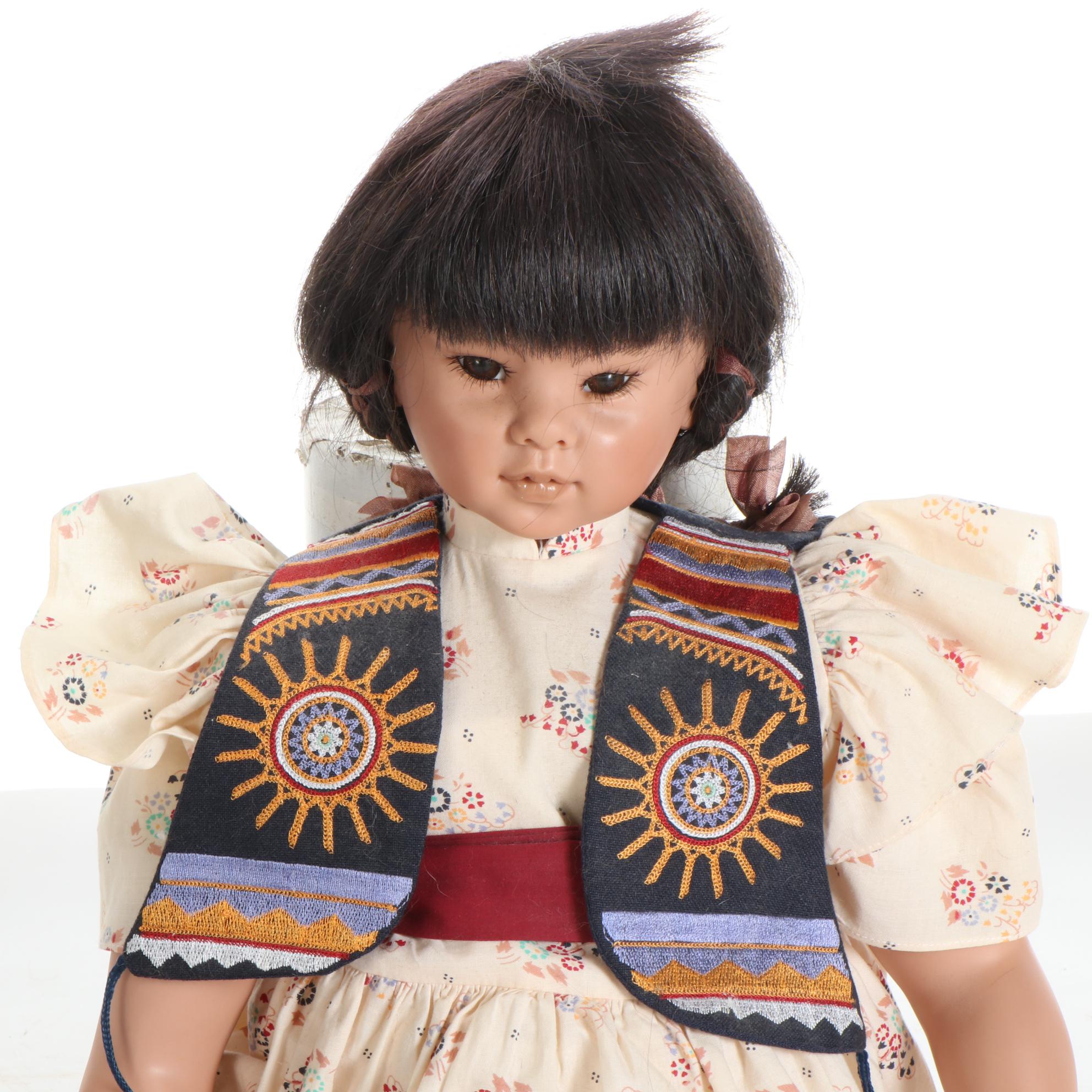 Rotraut Schrott Limited Edition Vinyl Doll "Suzi" with COA