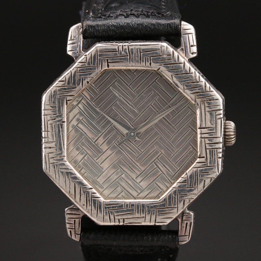 John Hardy Sterling Silver Wristwatch