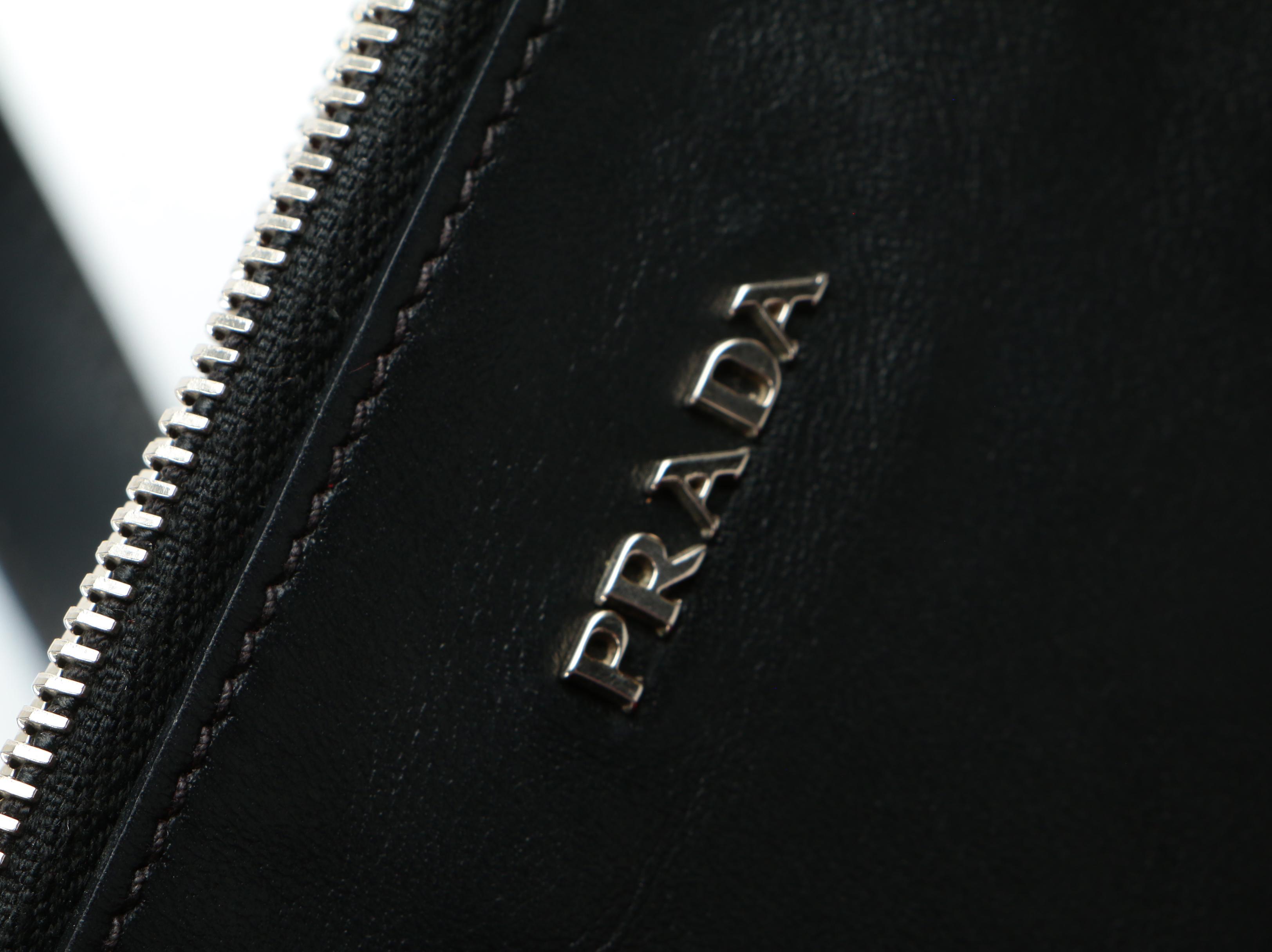 Prada Unstructured Tote Bag in Black Soft Leather