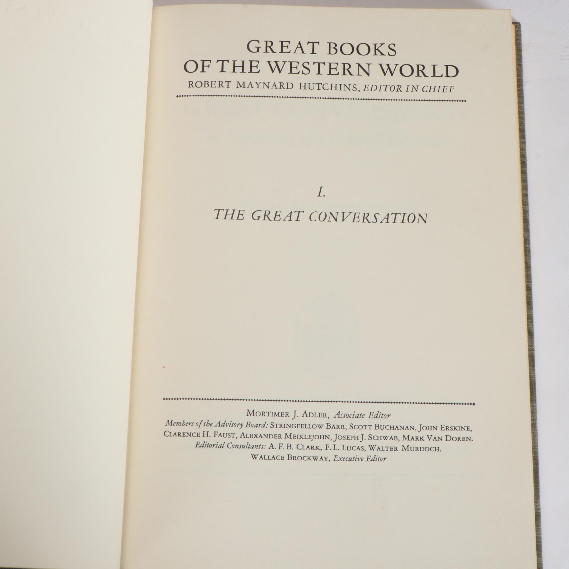 Britannica "Great Books of the Western World" Complete Set, Mid-20th Century
