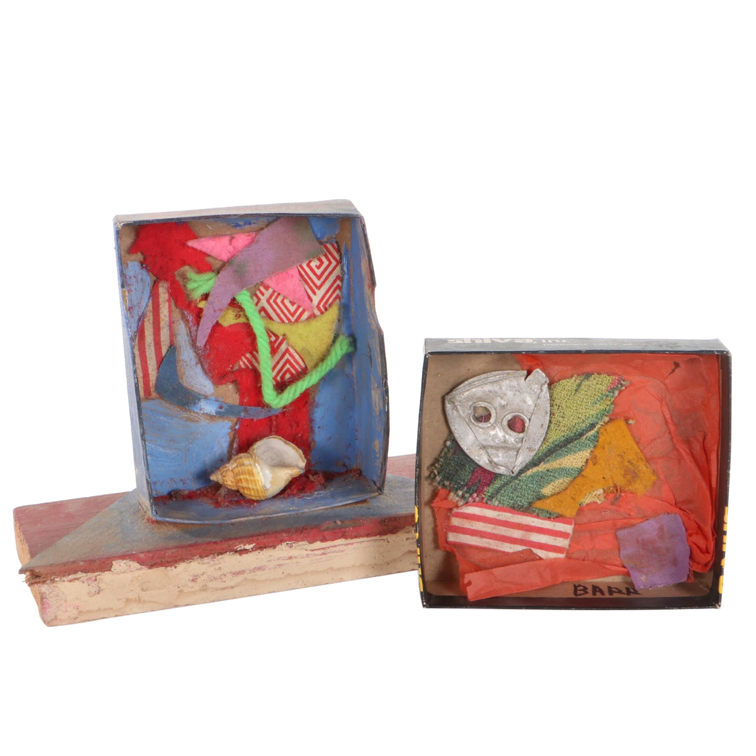 Chuck Barr Mixed Media Sculptures, Mid to Late 20th Century