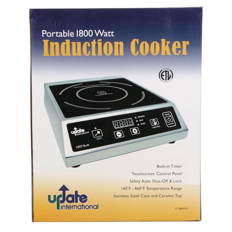 Update International Portable 1800 Watt Induction Cooker