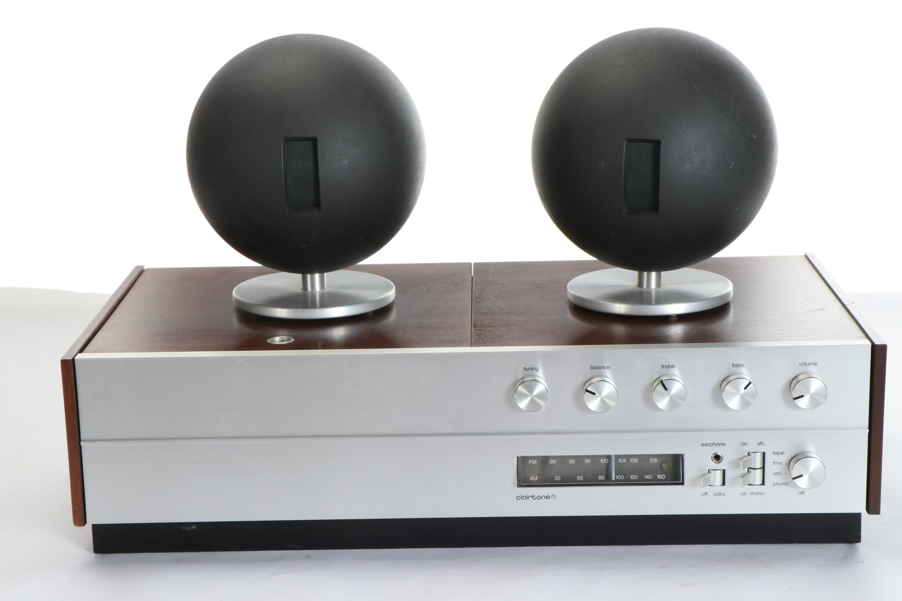 Clairtone G3 Stereo System with Garrard Turntable and Speakers, 1960s