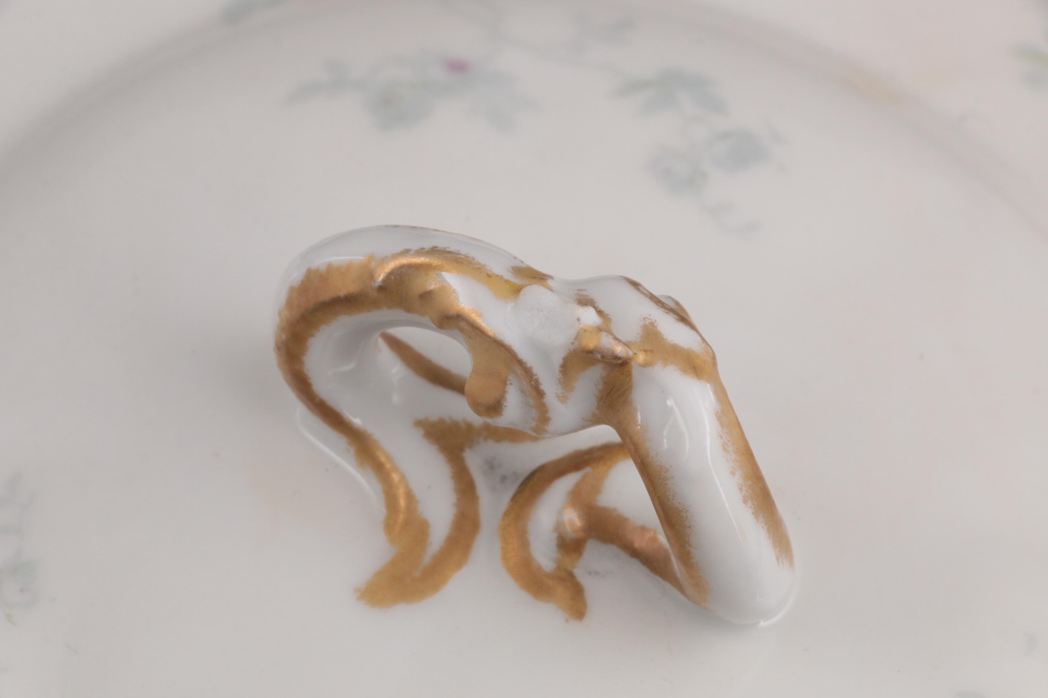 Haviland "Schleiger" and Bernardaud Rose Spray Porcelain Dinnerware