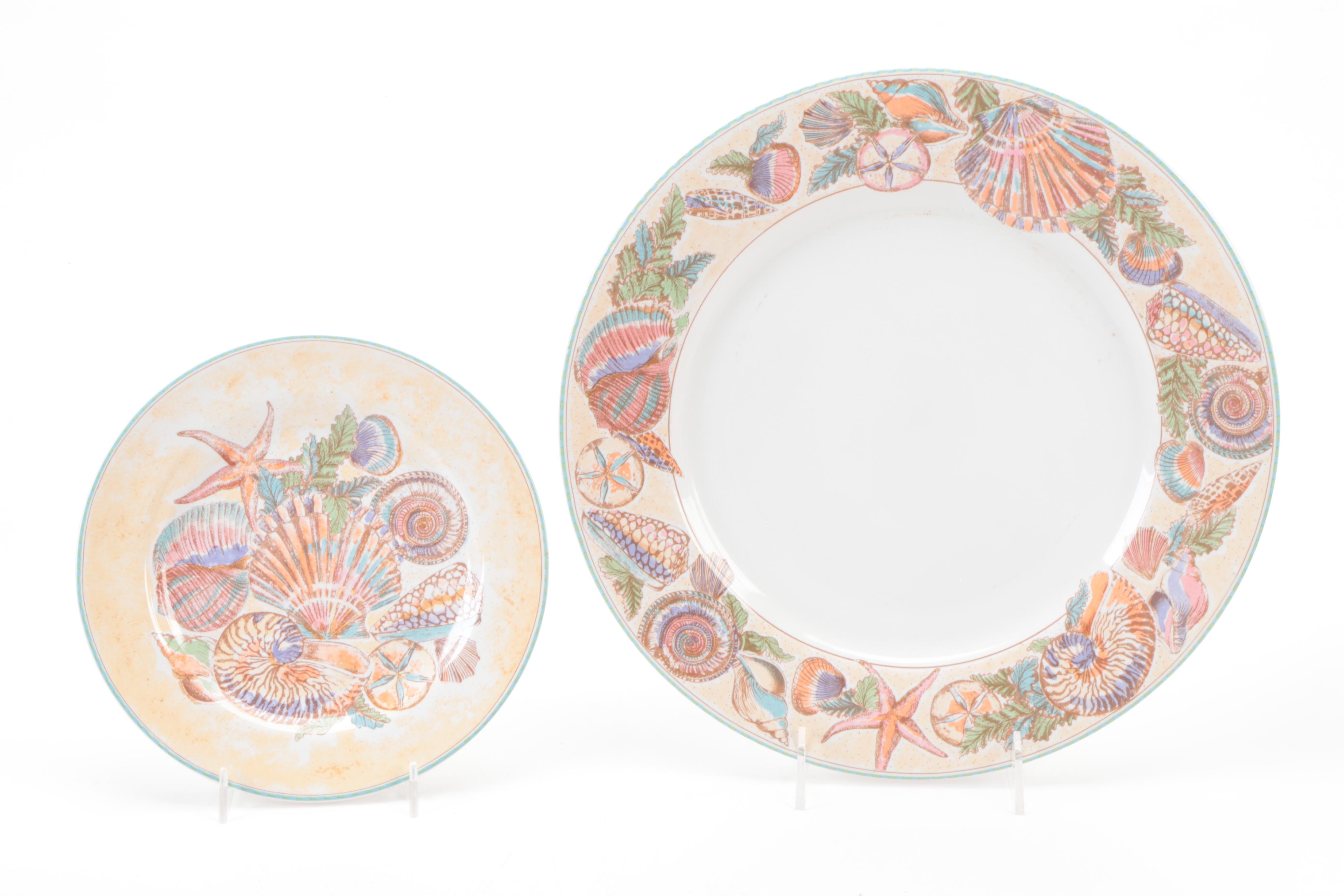 Fitz & Floyd Habitat Americana "Caribbean" Stoneware Dinnerware